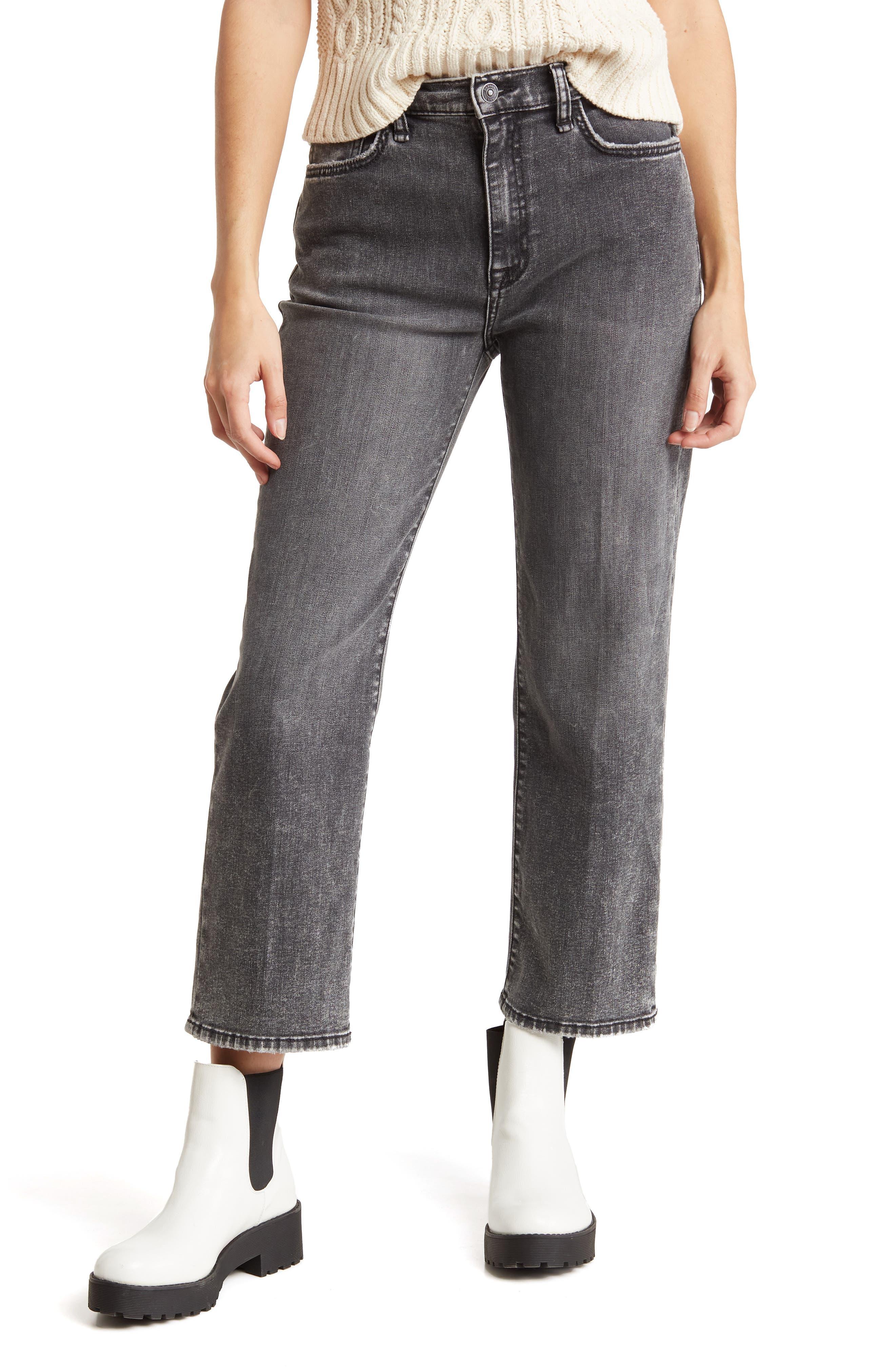 Hudson Jeans Noa High Rise Straight Cropped Jeans in Blue | Lyst