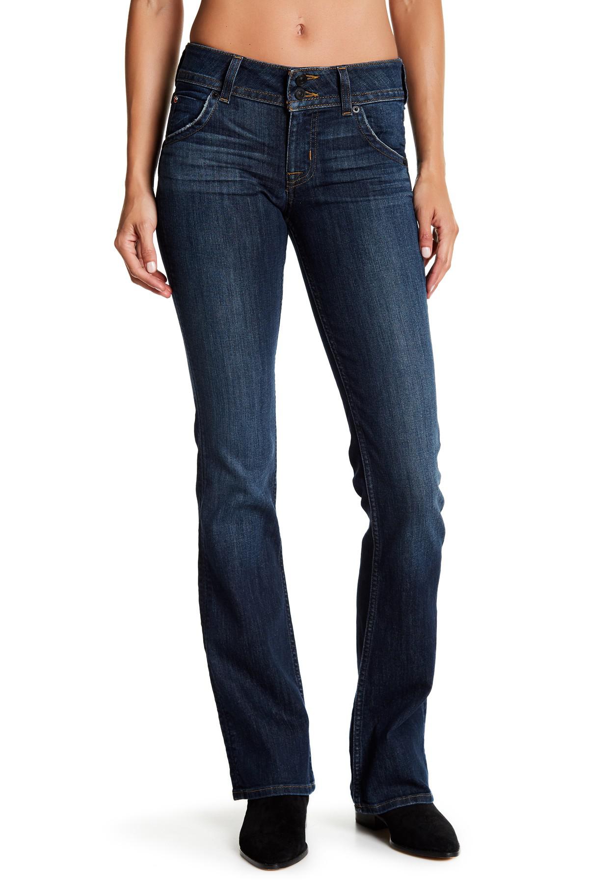 Lyst - Hudson Signature Bootcut Mid Rise Jean in Blue