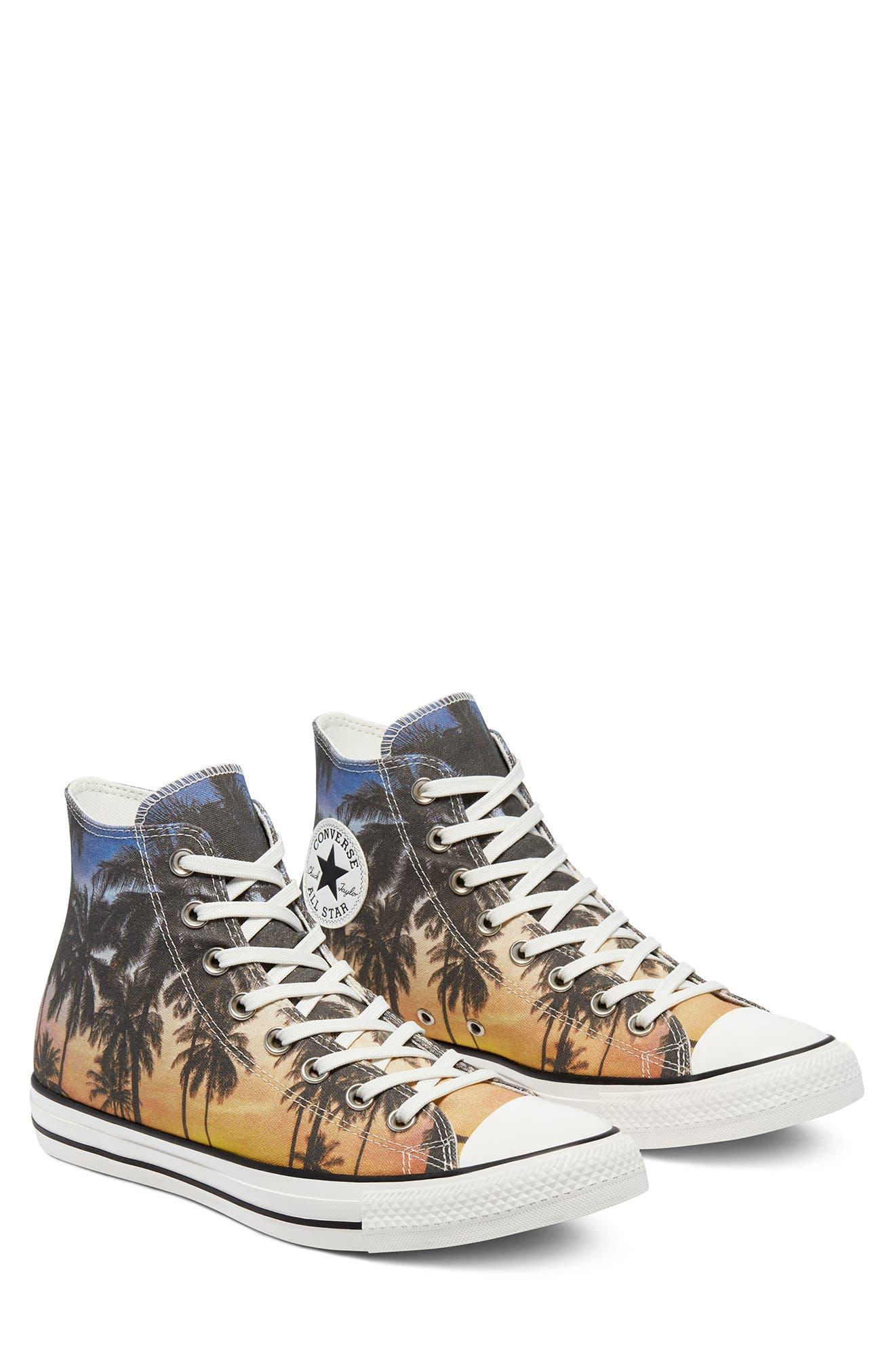 Converse Chuck Taylor Palm Tree High Top Sneaker in White for Men | Lyst
