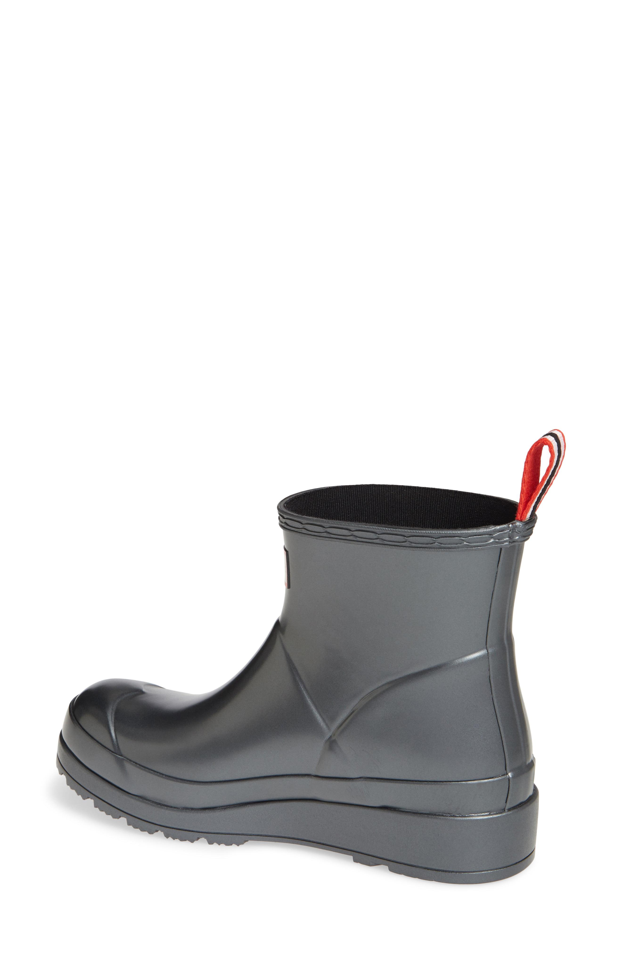 HUNTER Rubber Original Short Nebula Play Rain Boot in Black Lyst