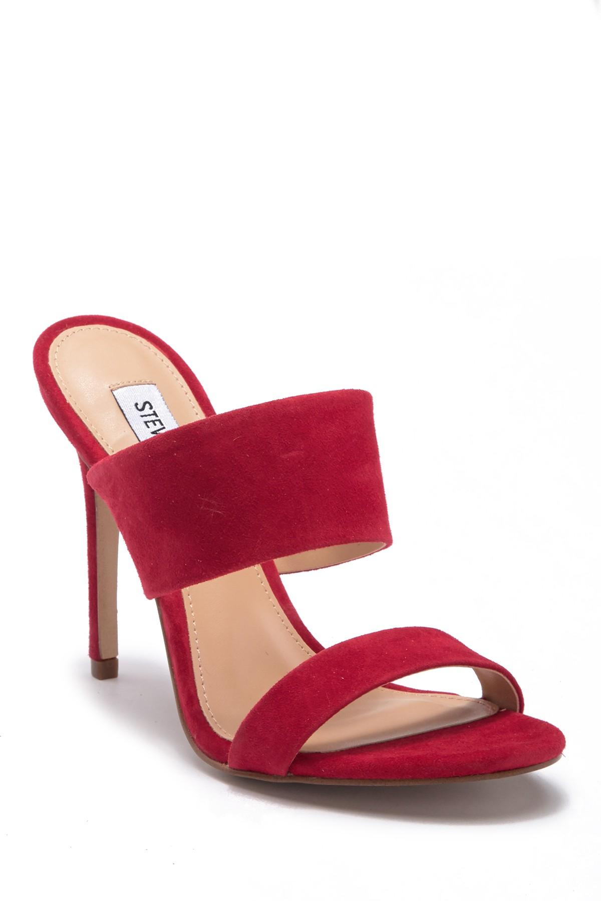 red and black steve madden heels