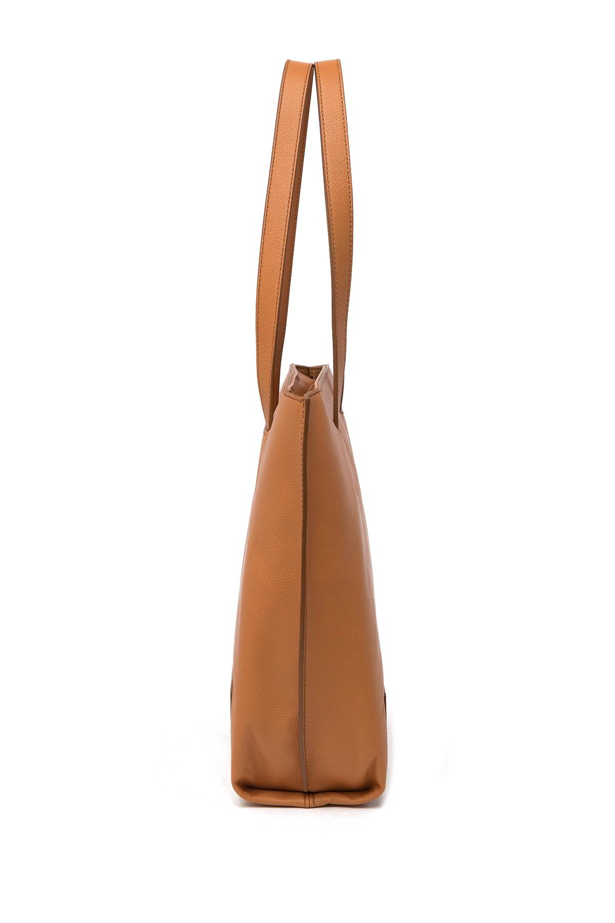 fossil madison leather tote