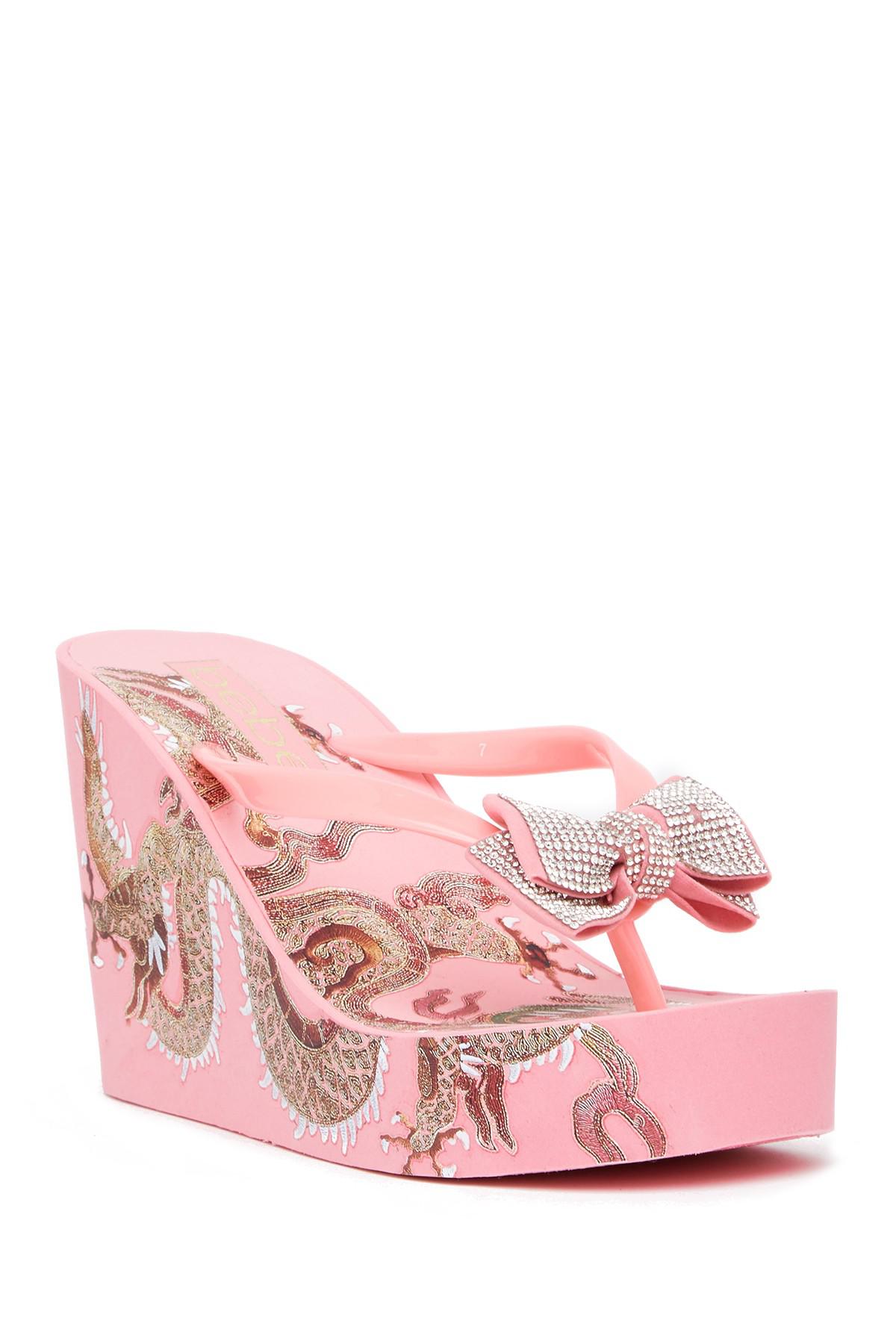 bebe alaya wedge sandal