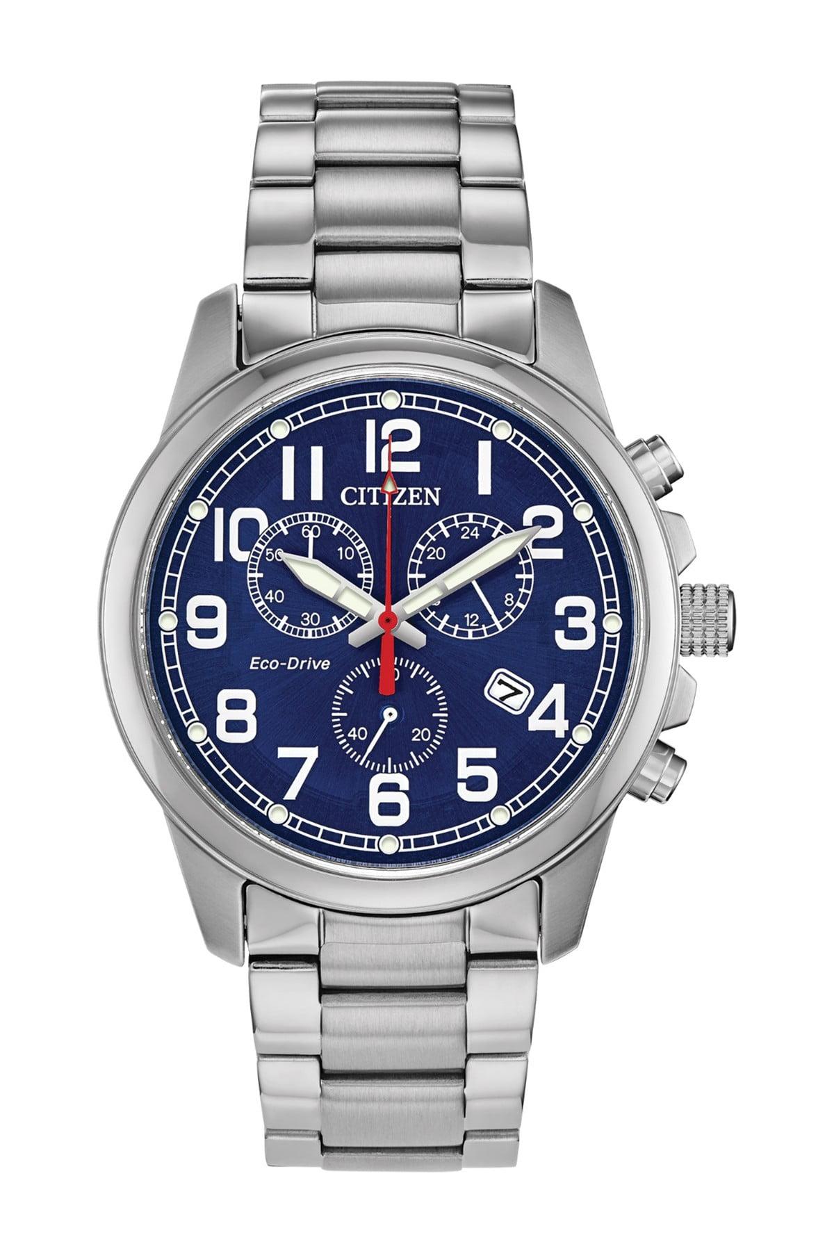 citizen chronograph blue dial