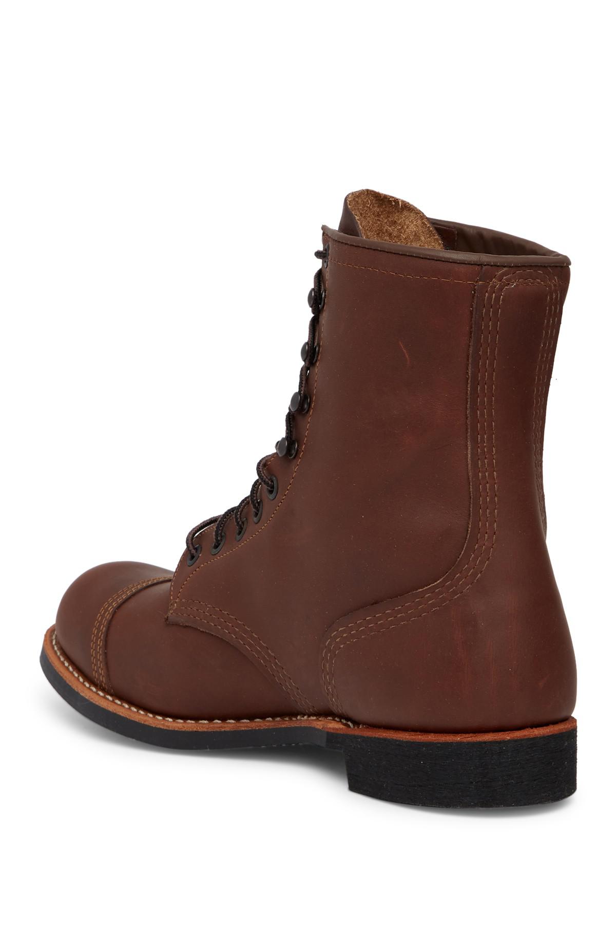 red wing cap toe boots