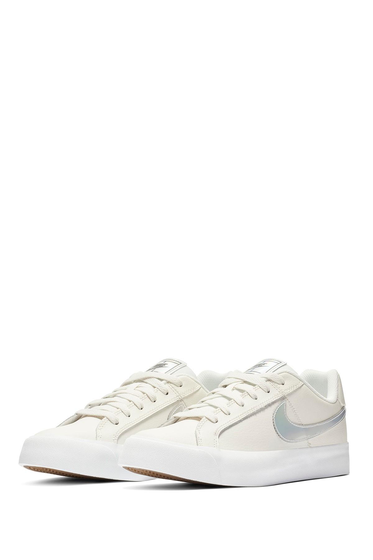 Nike Court Royale Ac Leather Sneaker in White | Lyst