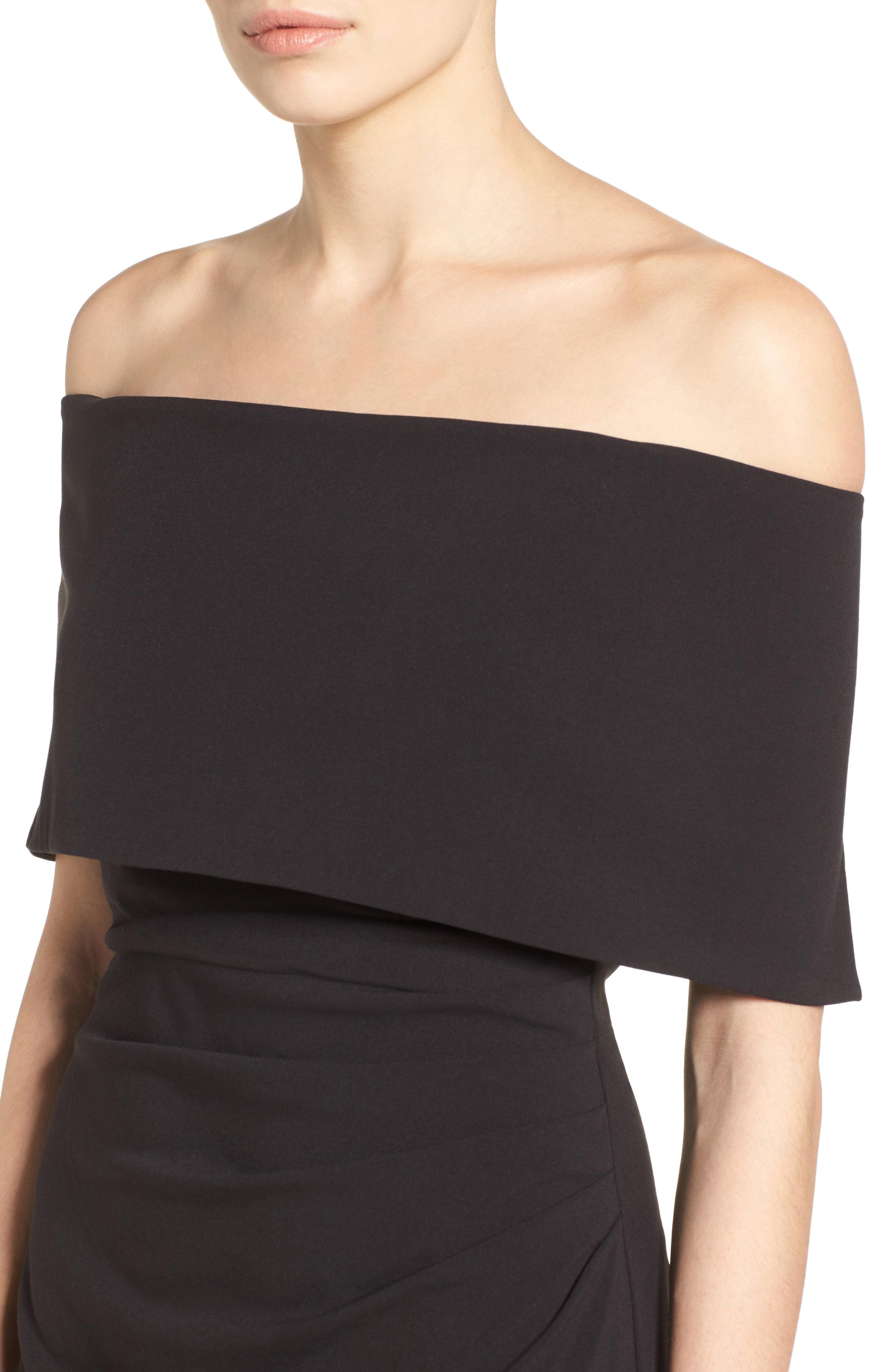 Vince camuto popover sales midi dress black