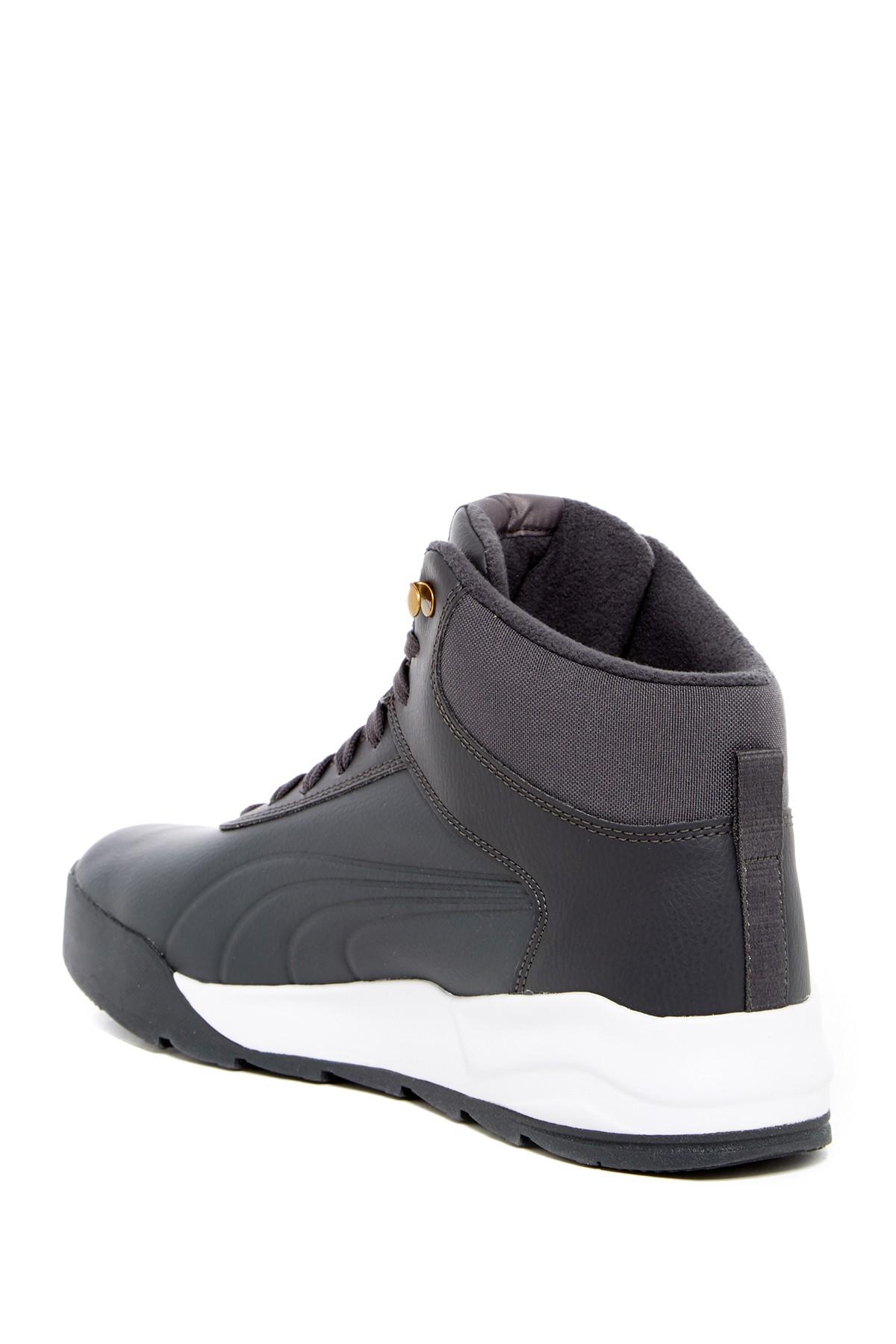puma grey high tops