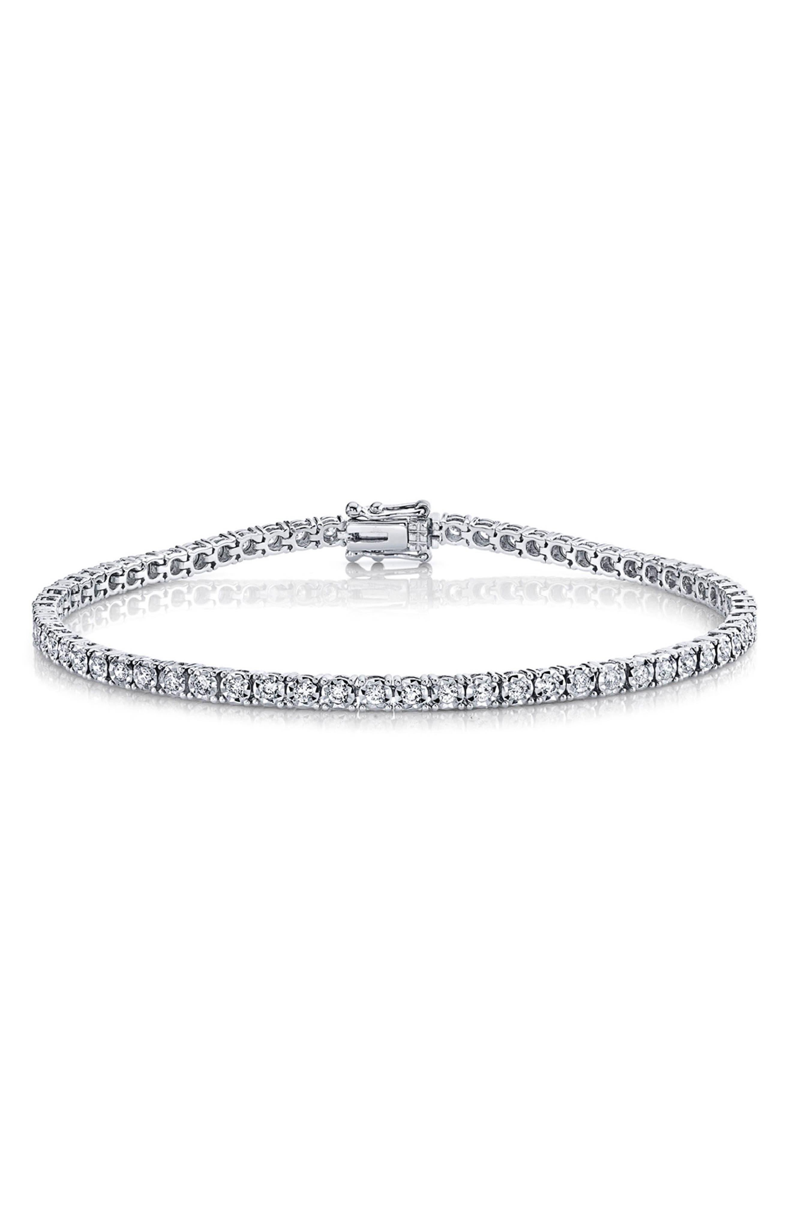Ron Hami 14k White Gold Diamond Tennis Bracelet Lyst