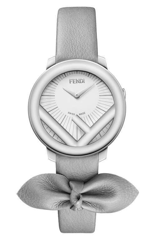 【FENDI】Run Away ブレスレット ウォッチ ホワイト文字盤 28mm Fendi Timepieces Silver-white 22.5 x 32 mm F107010101