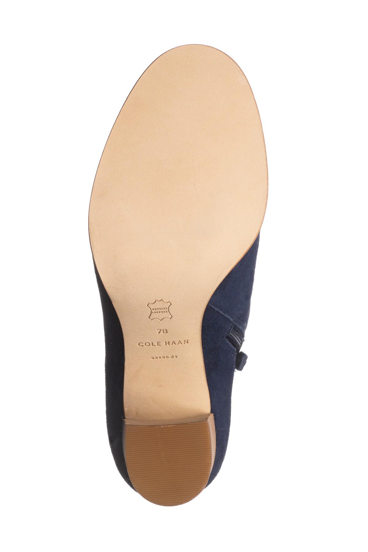 cole haan linnie stacked heel bootie