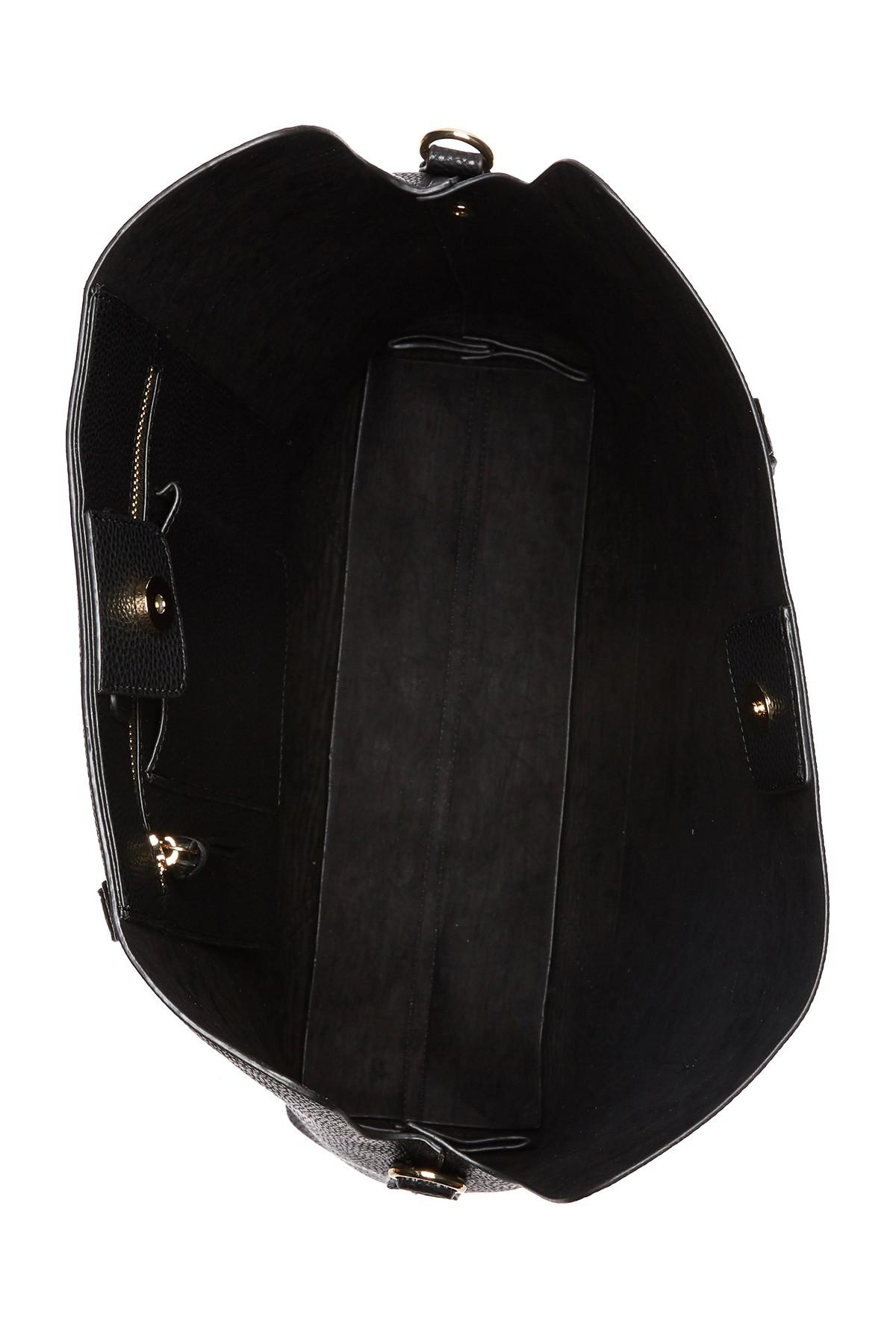 steve madden trevor faux leather work tote bag