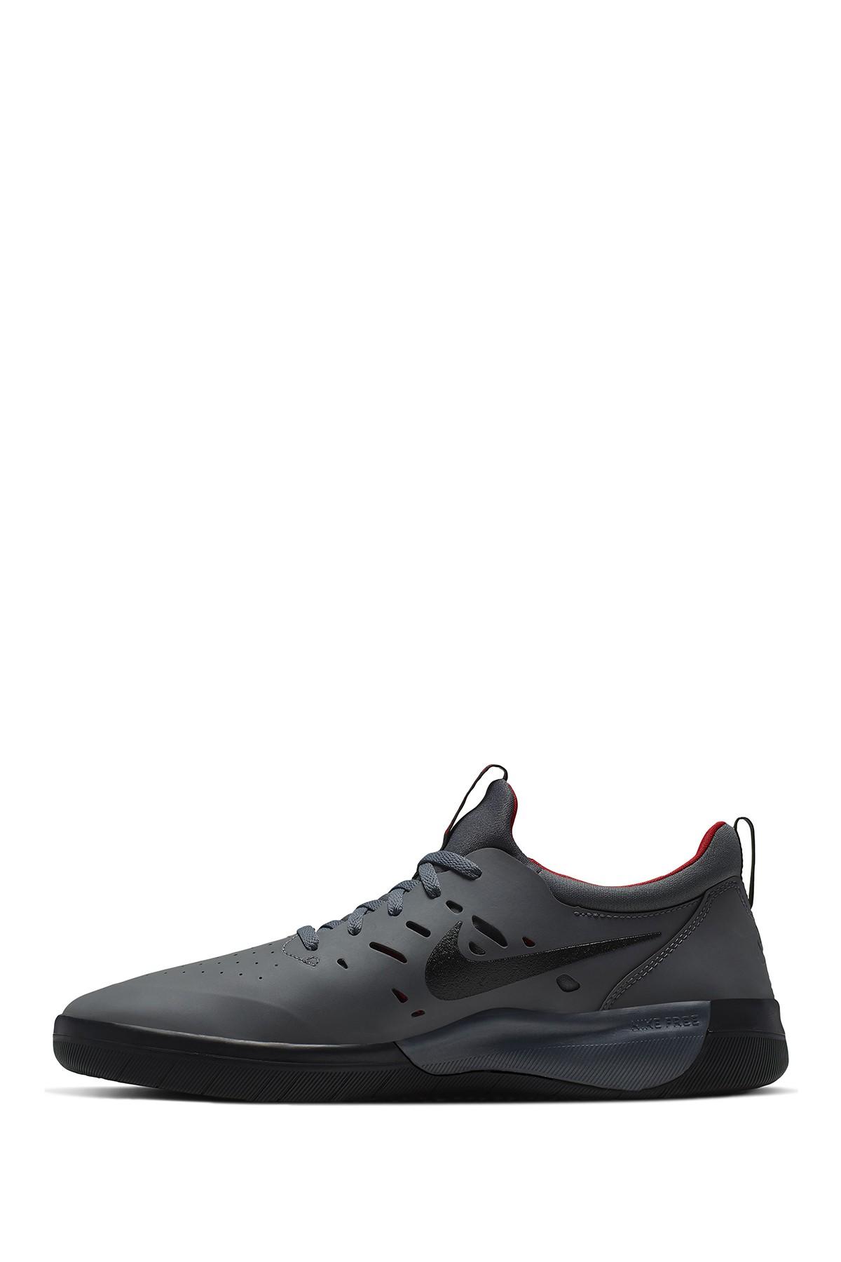 Nike Sb Nyjah Free Skate Shoe in Gray for Men | Lyst
