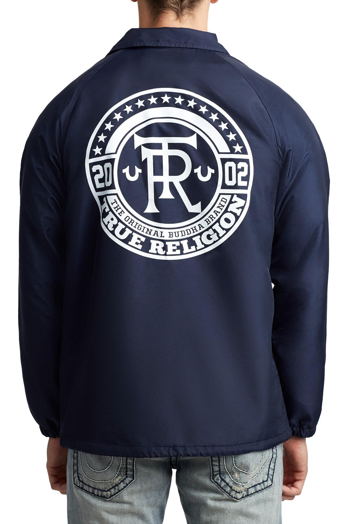 navy blue true religion jacket