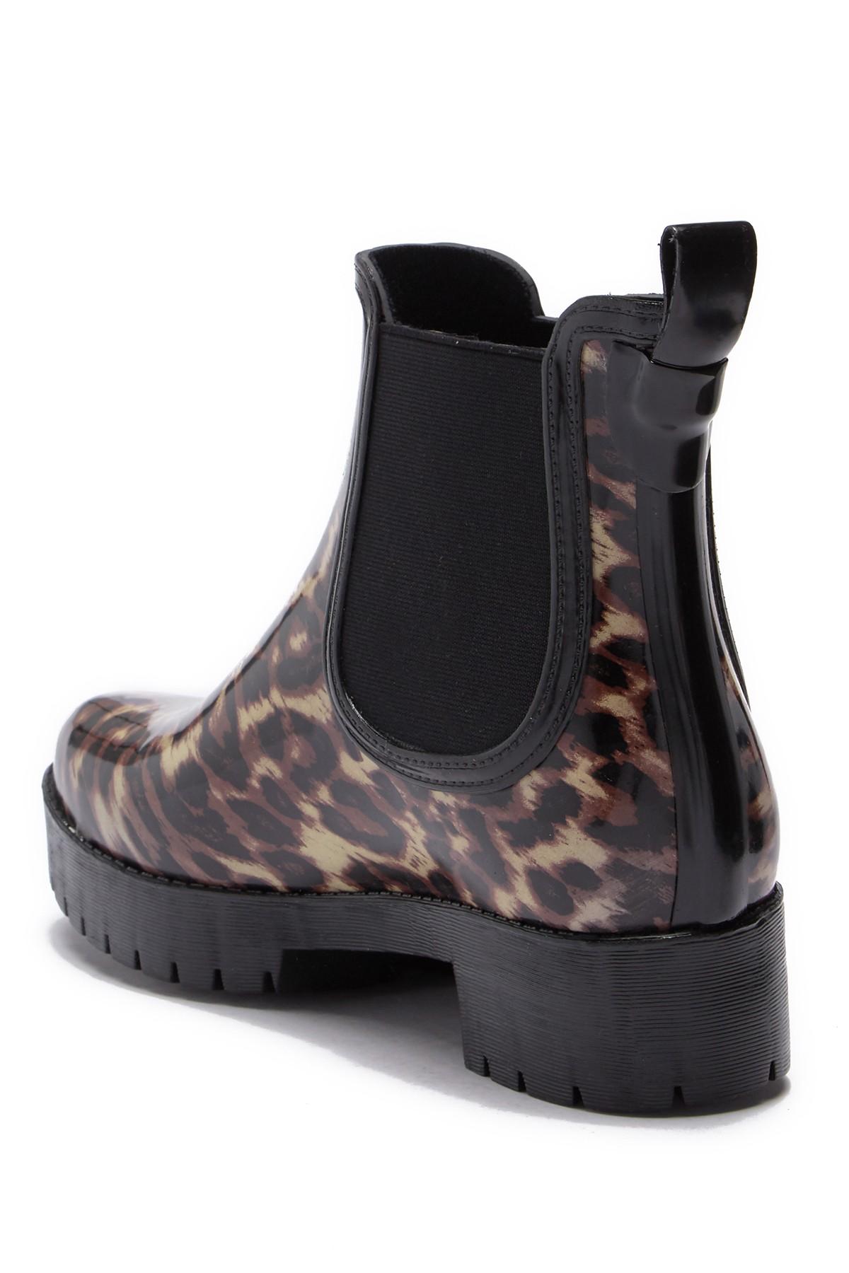 jeffrey campbell cloudy waterproof chelsea rain boot