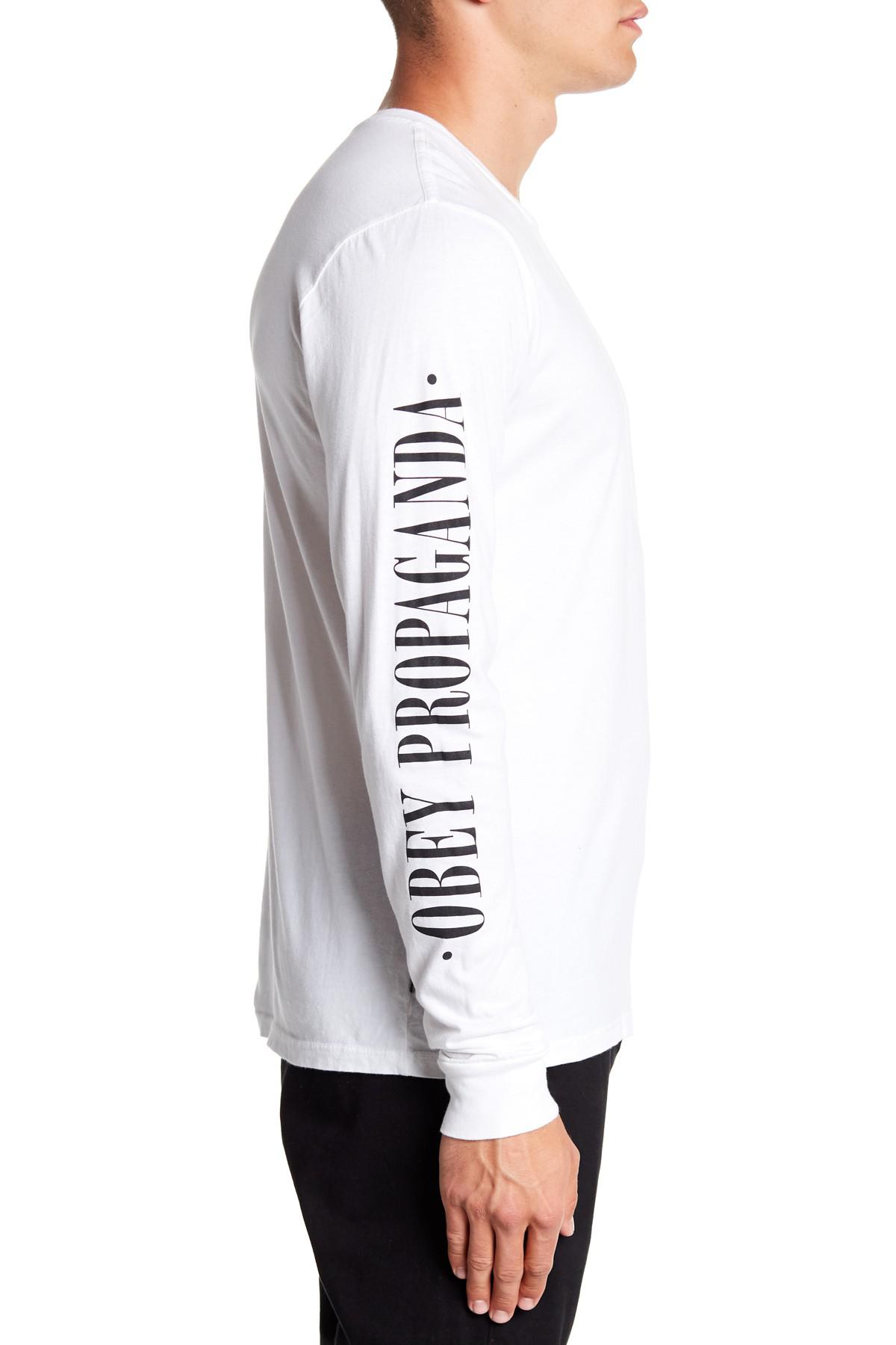 Long Sleeve Shirt in White for Men 