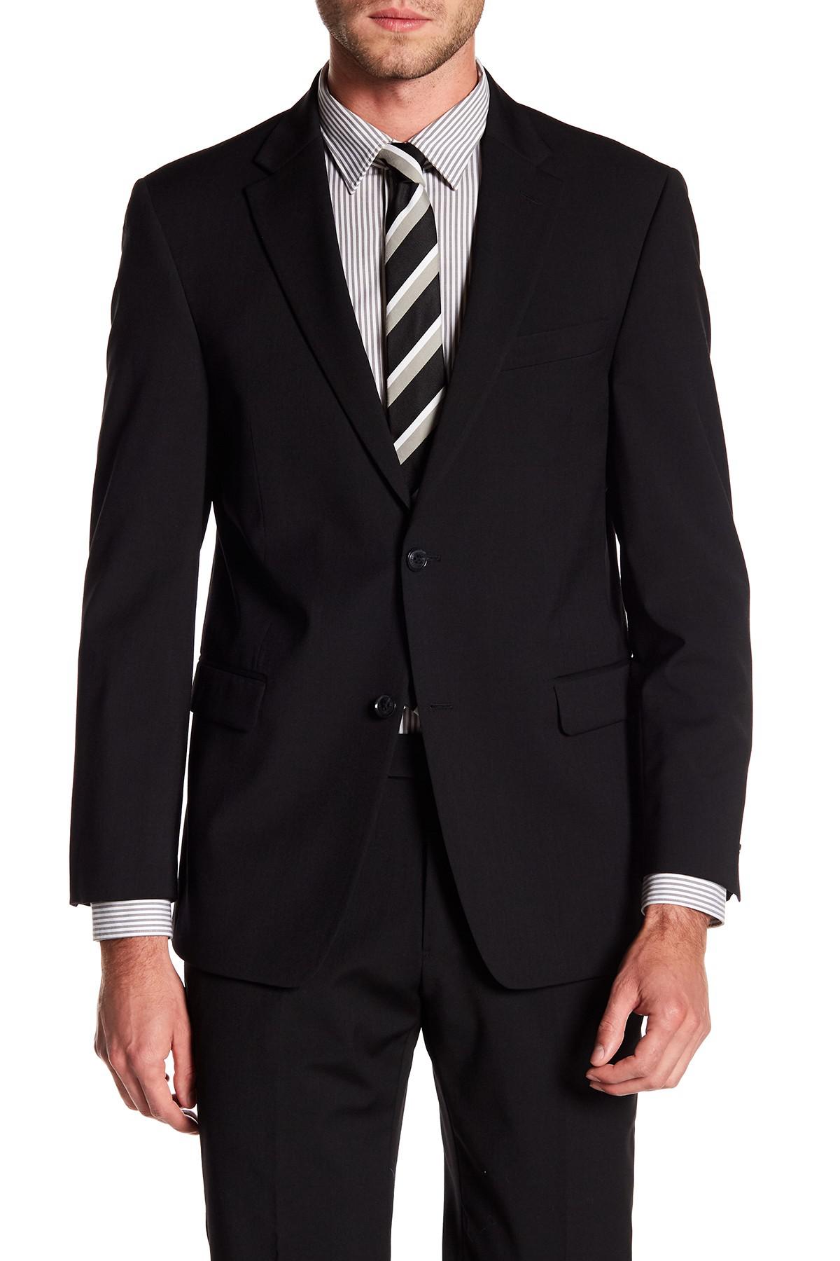 Tommy Hilfiger Adams Modern Fit Th Flex Performance Wool Blend Suit