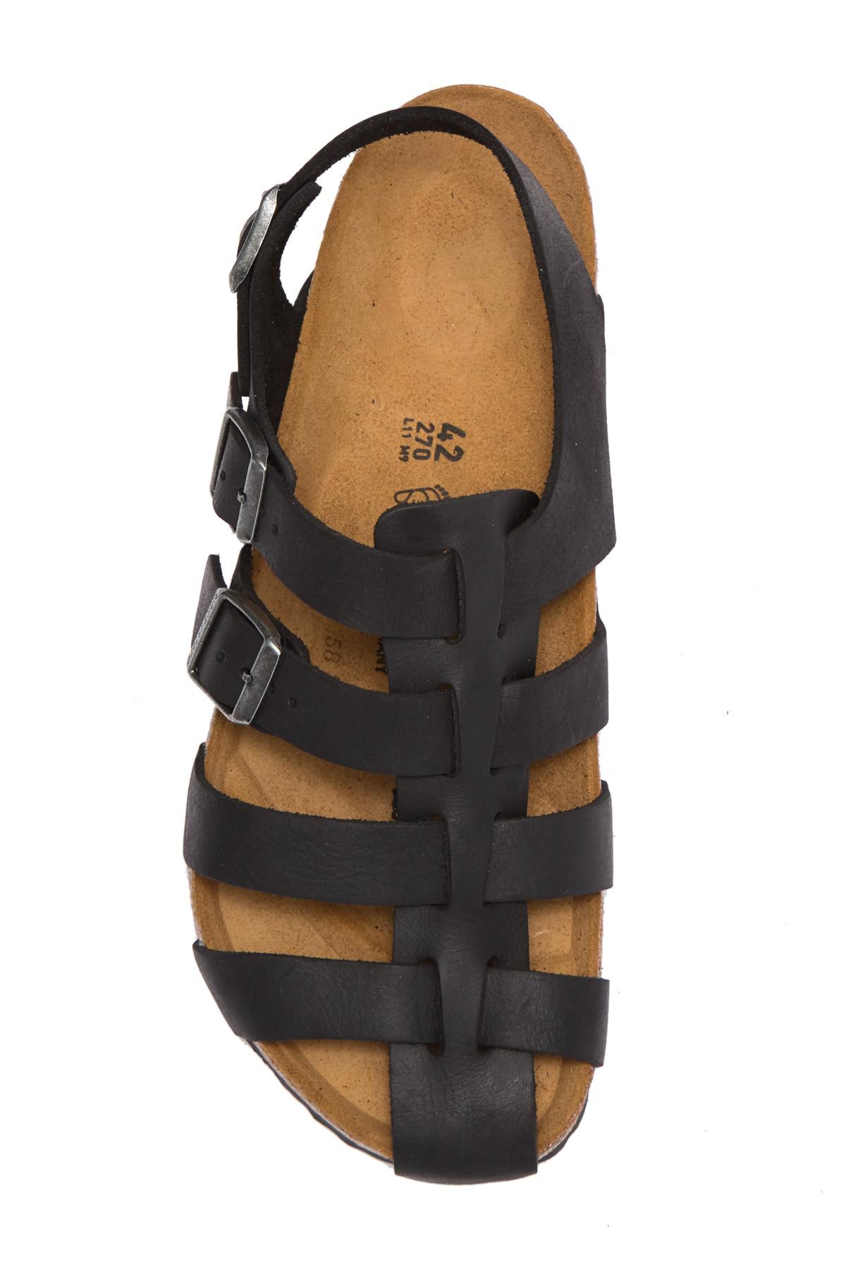 birkenstock zadar leather caged sandal