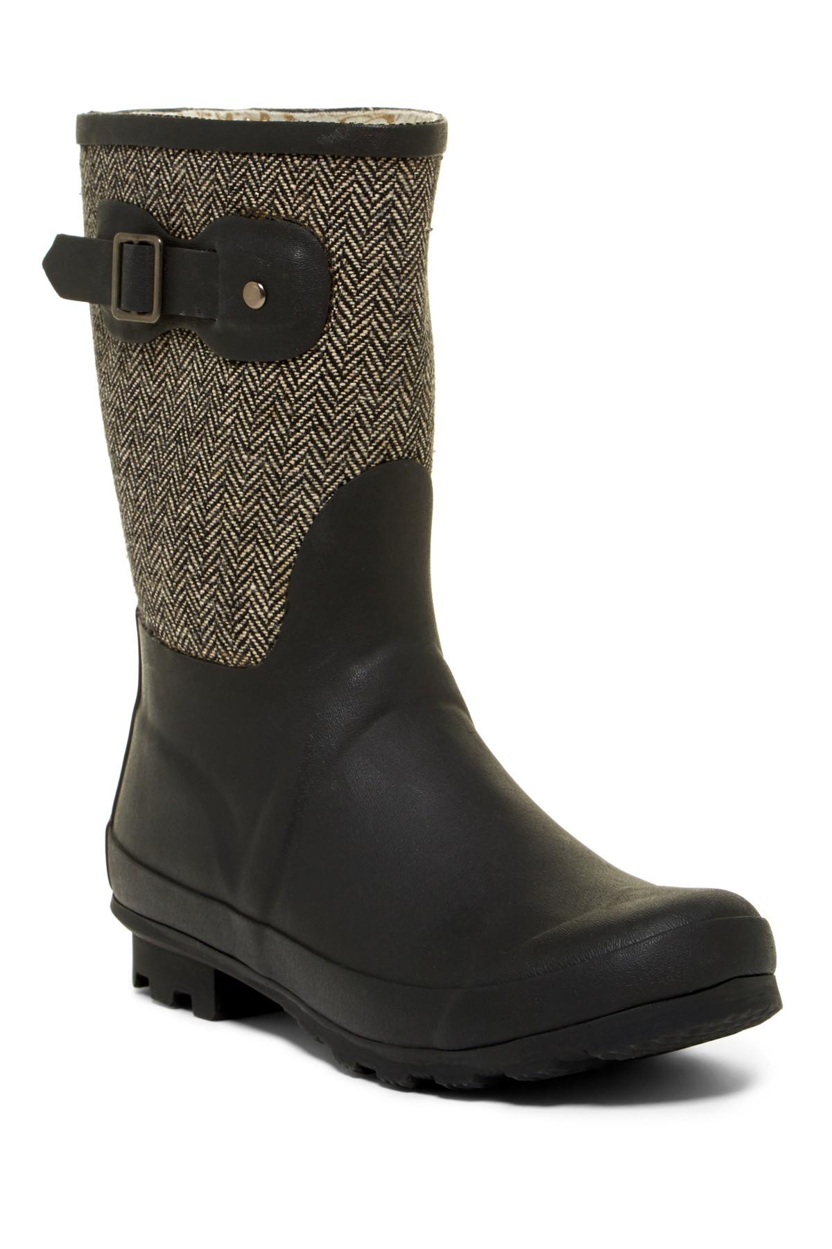 chooka herringbone rain boots