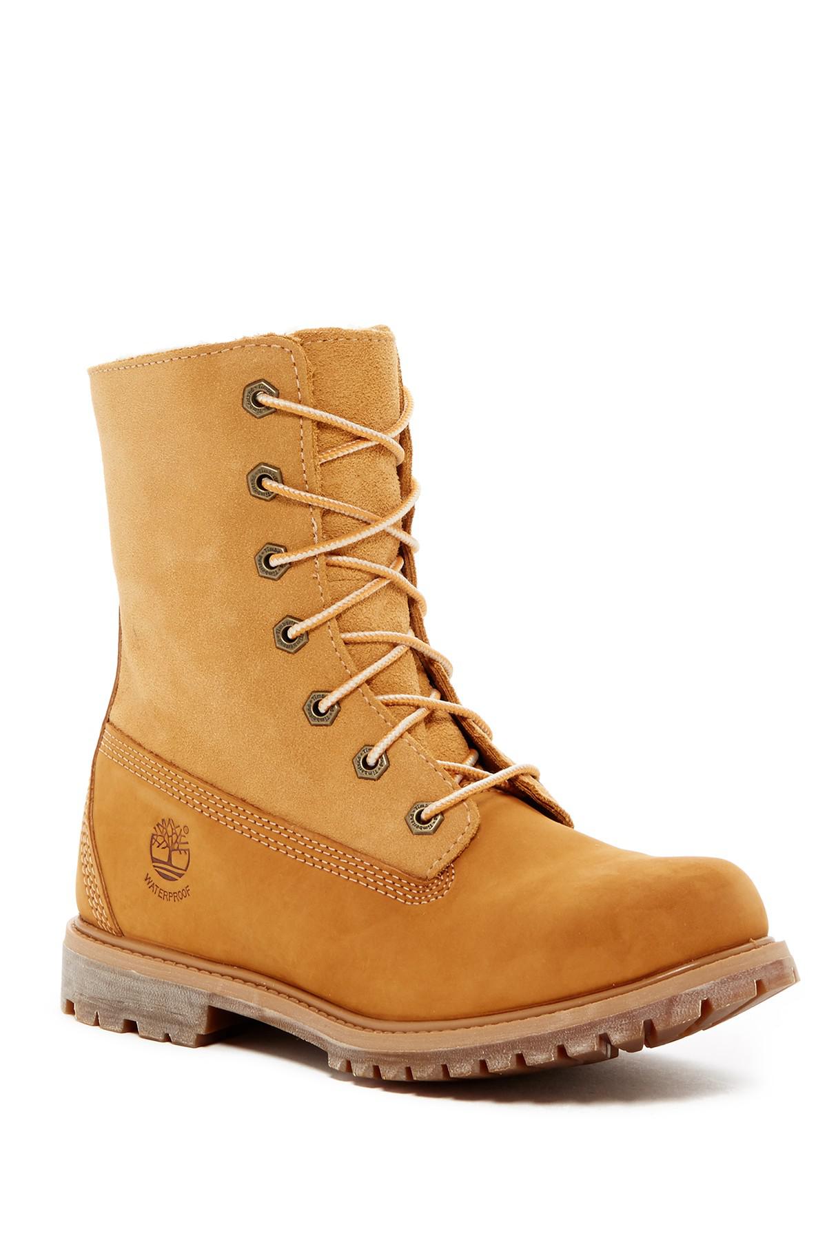 timberland boots fleece lined