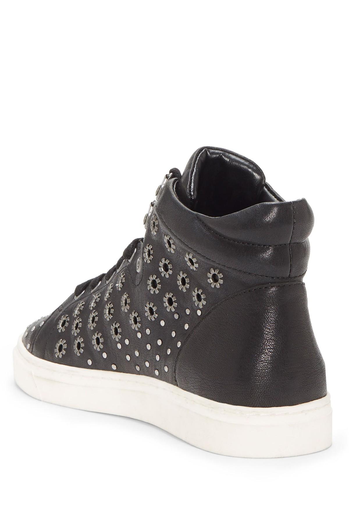 black studded sneakers womens