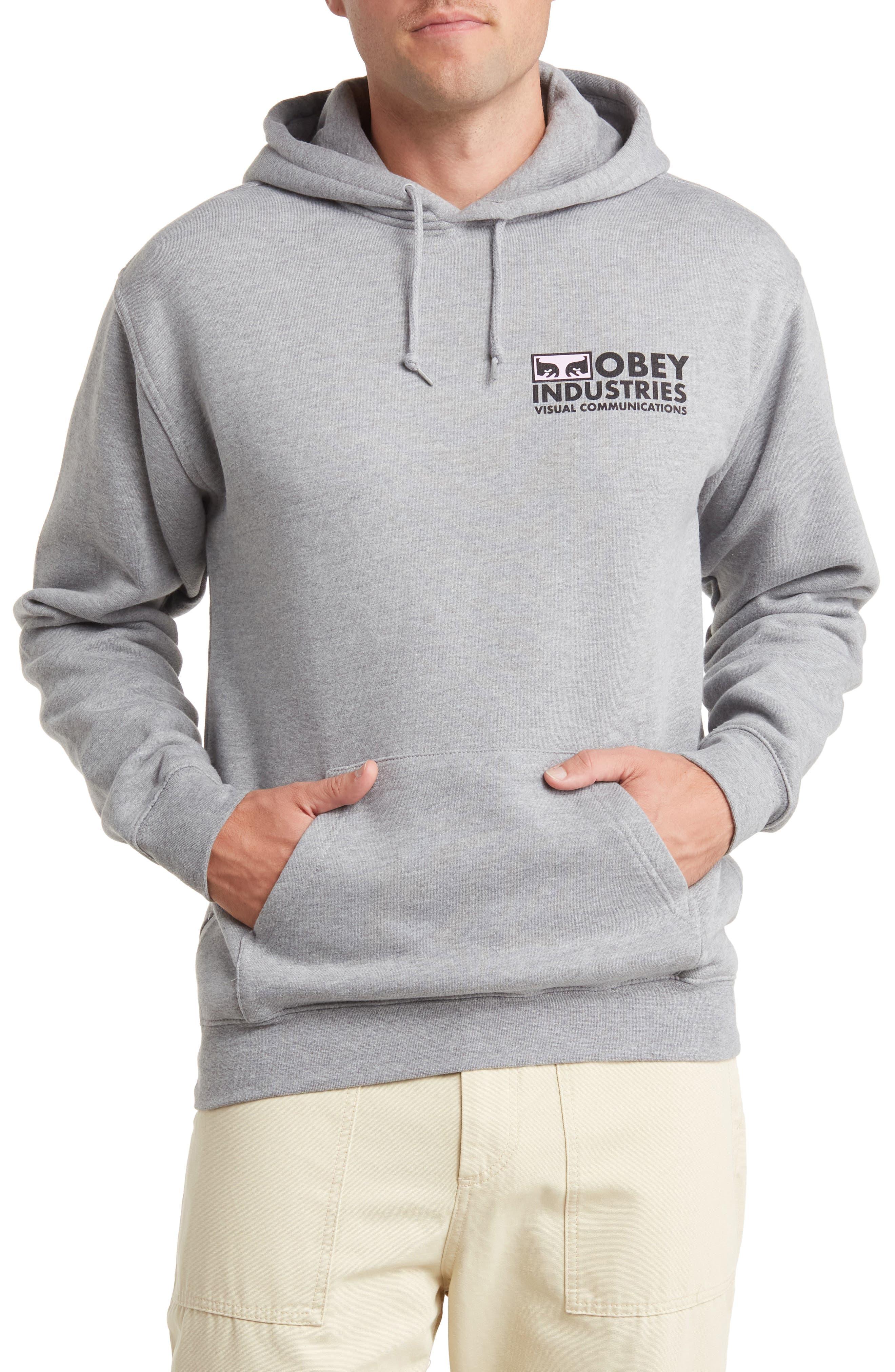 Obey hoodie white sales