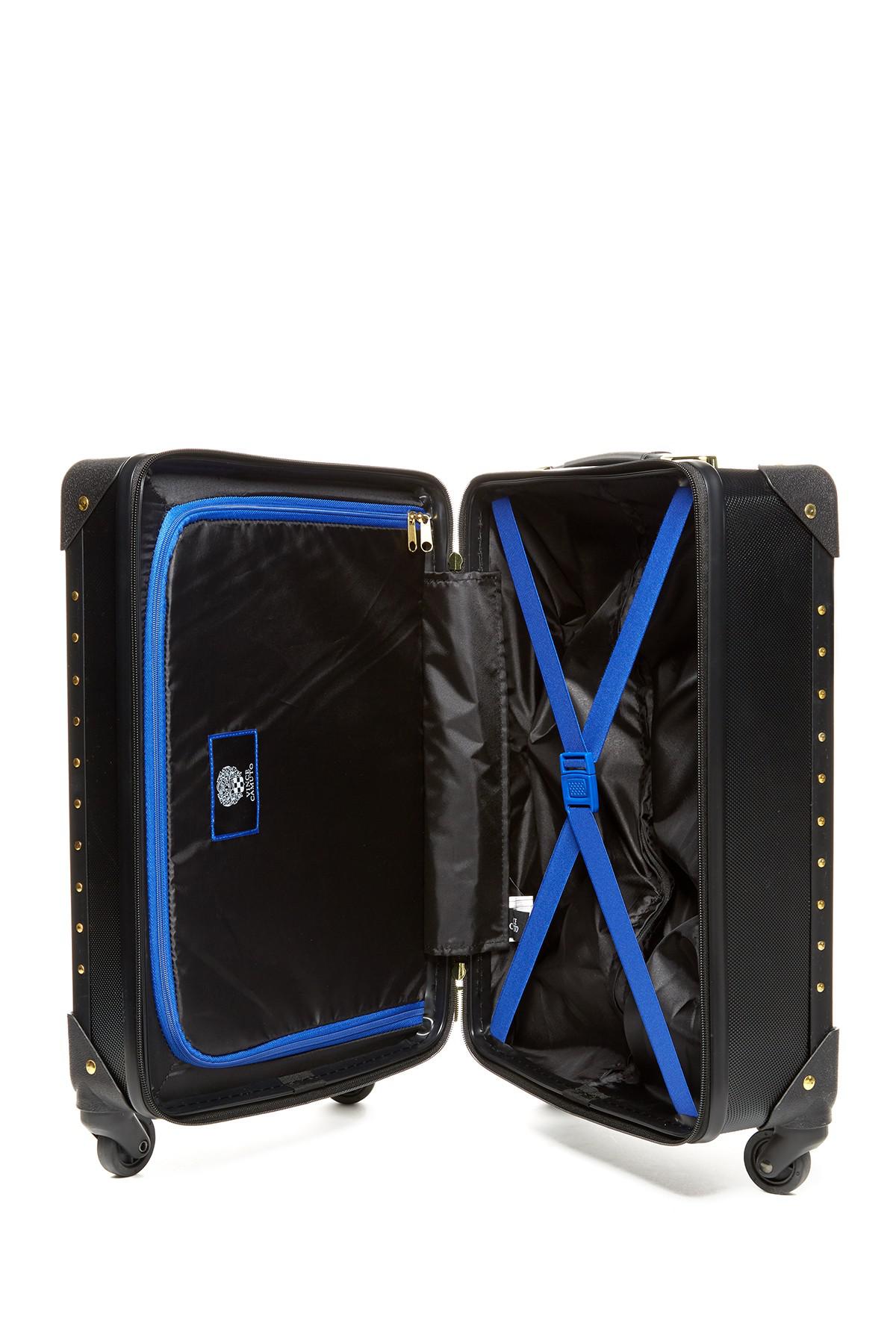 vince camuto black and gold luggage