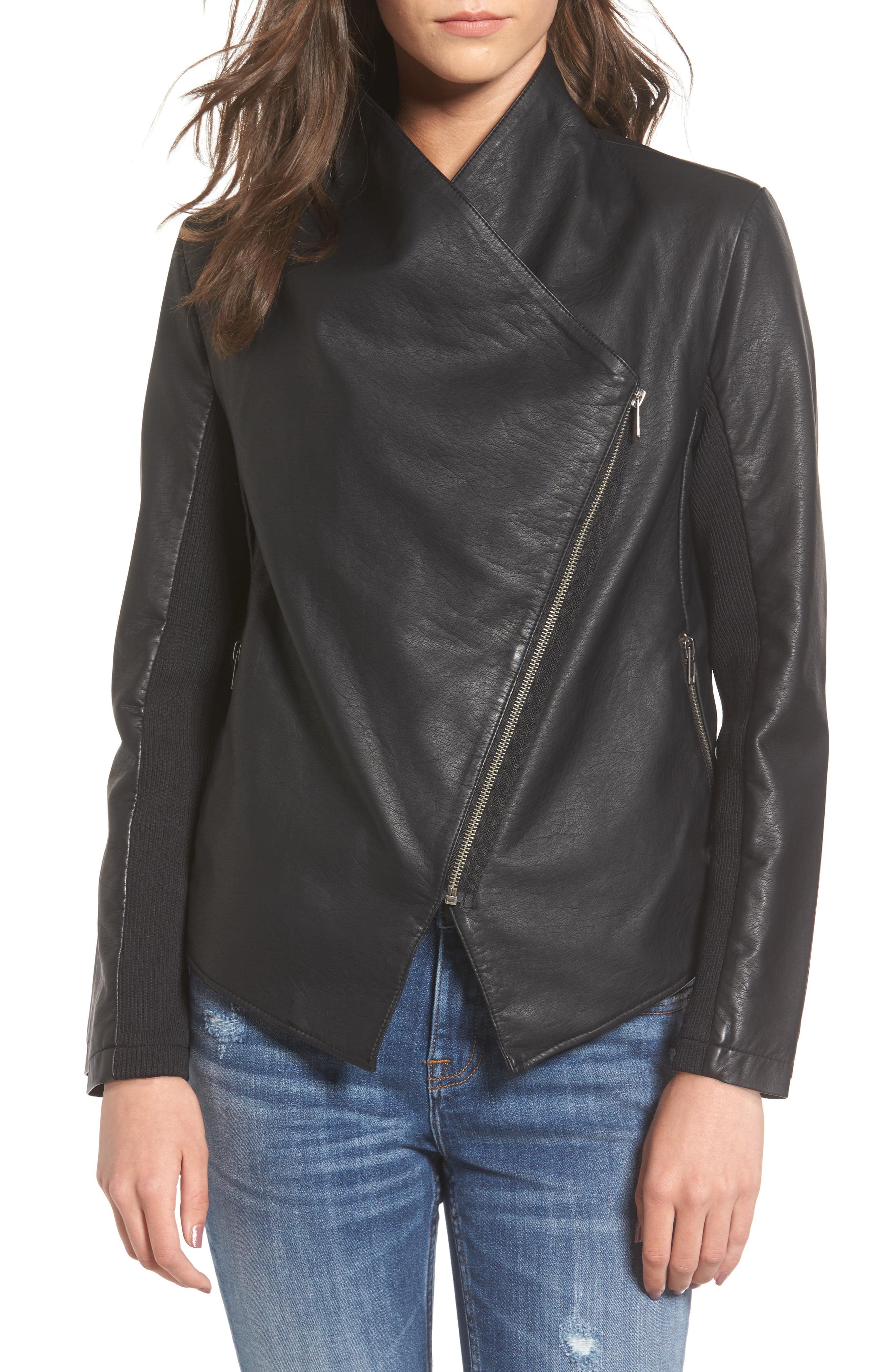 bb dakota black leather jacket