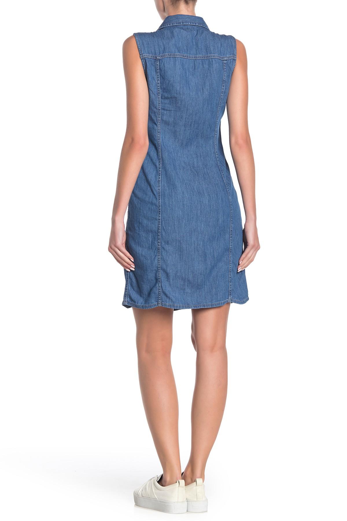 levis aubrey denim dress