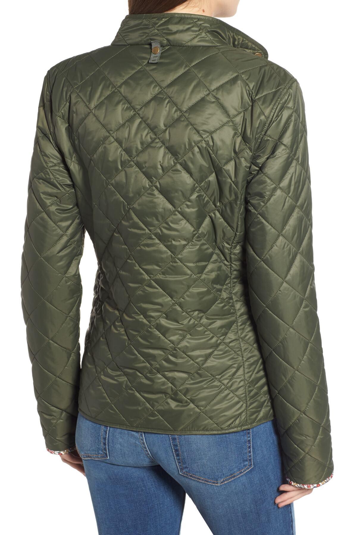 Barbour X Liberty Evelyn Quilted Jacket (nordstrom Exclusive) in Green