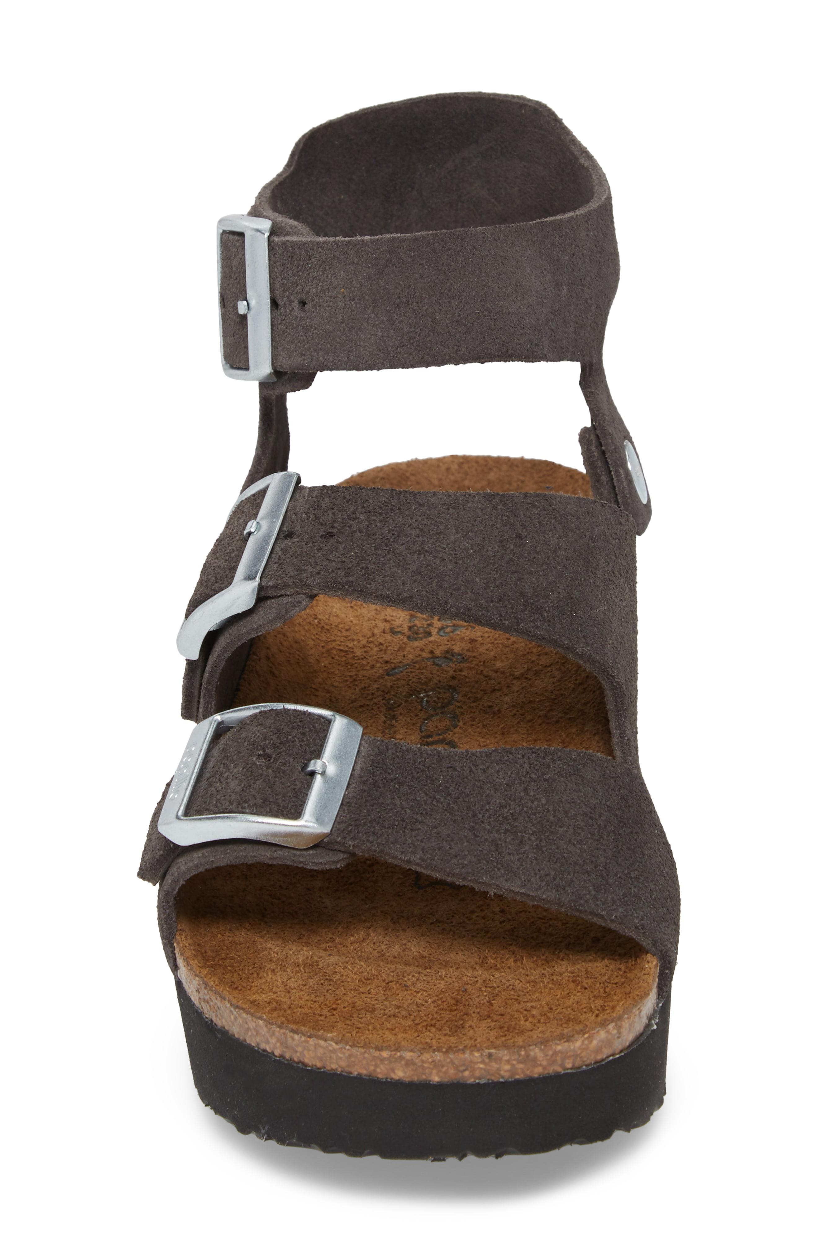 Birkenstock Papillio By Linnea Platform Sandal in Gray | Lyst