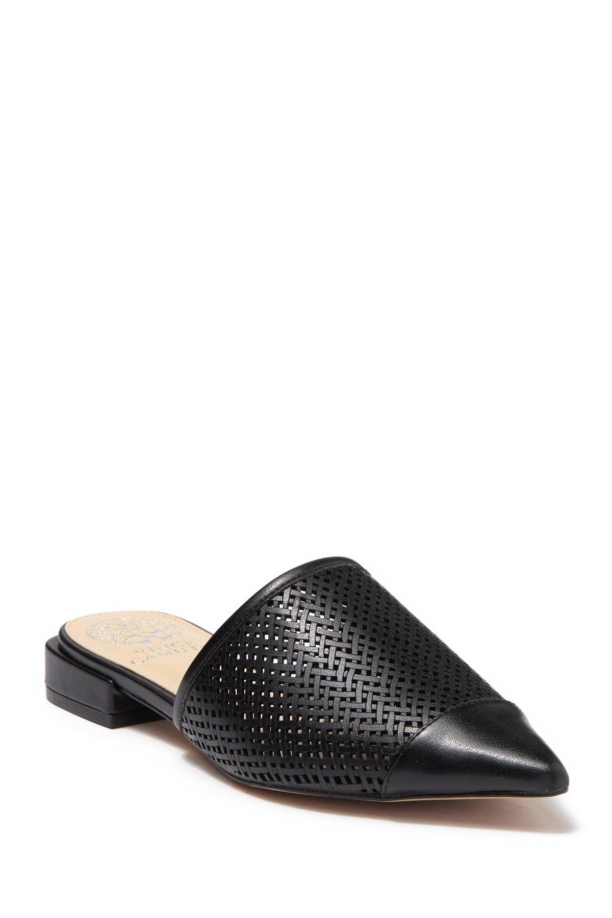 vince camuto cresetia woven leather mule