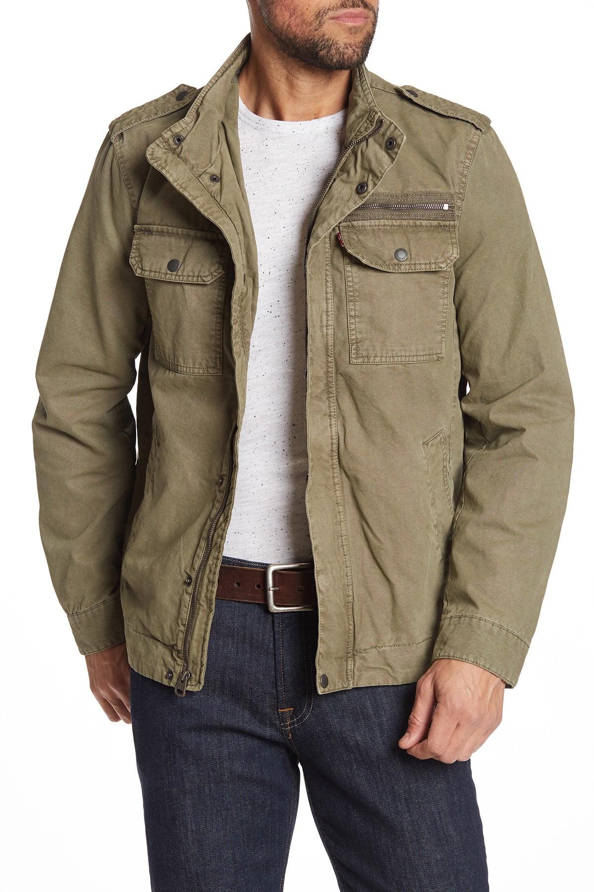 Levi's Cotton Reverse Twill Military Jacket in lt Olive (Green) for Men