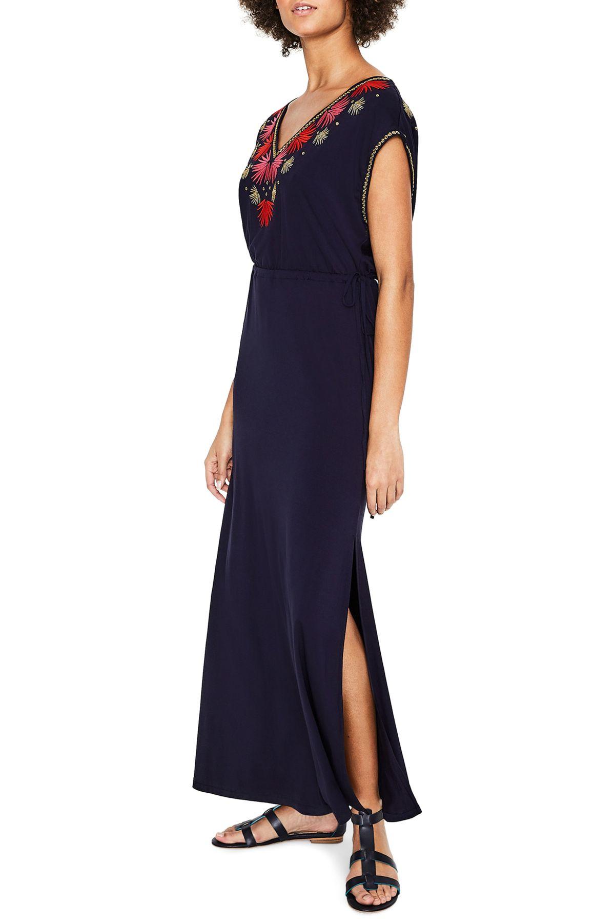 marcia embroidered maxi dress