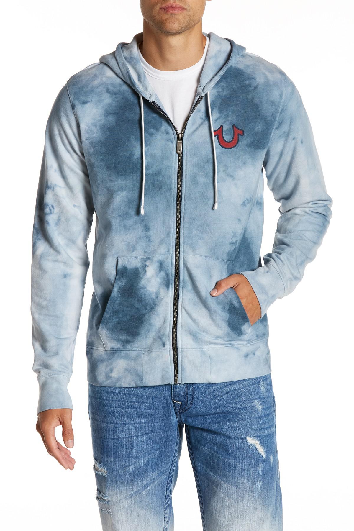 true religion womens zip up hoodie