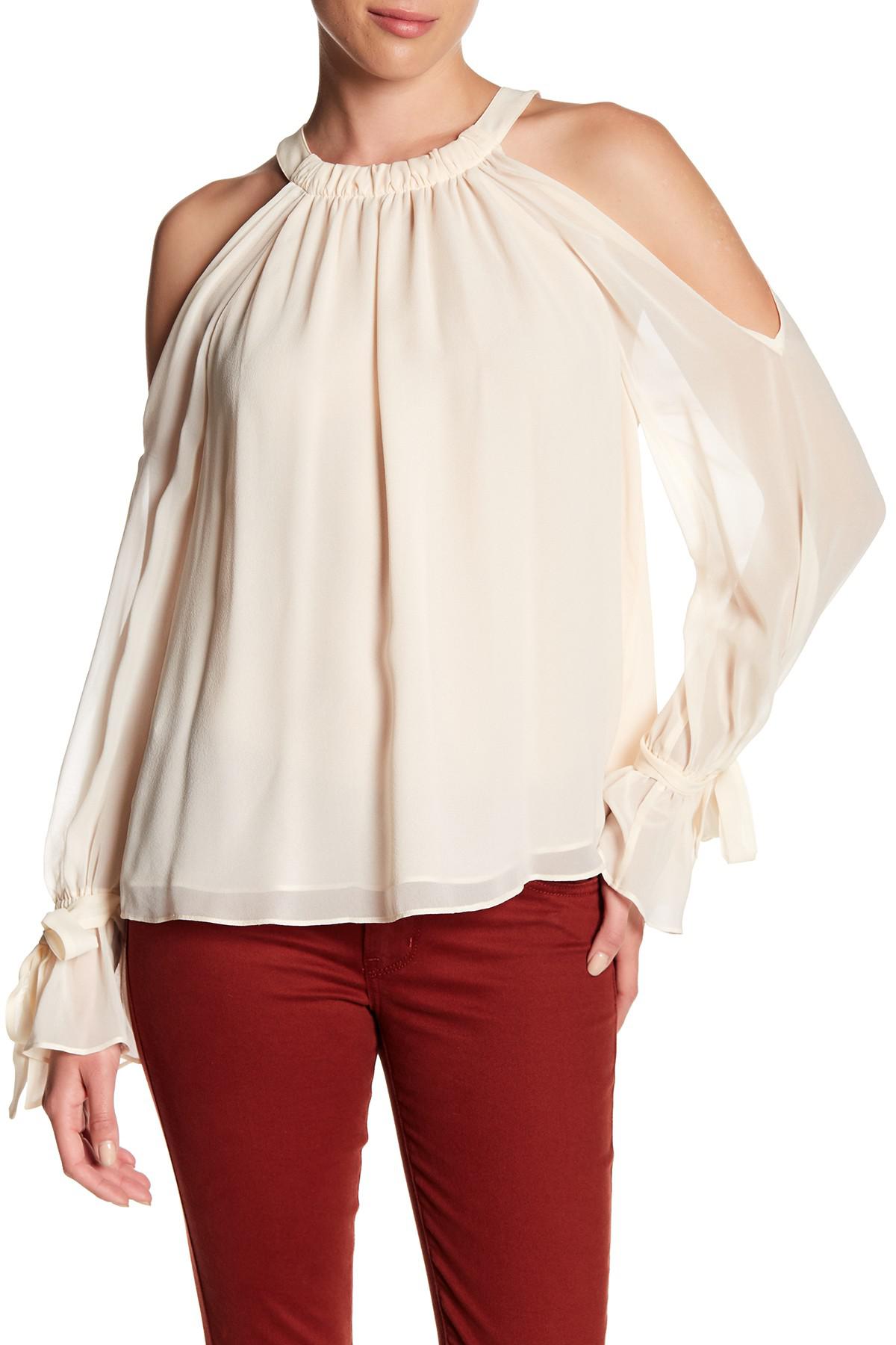 bcbg silk blouse