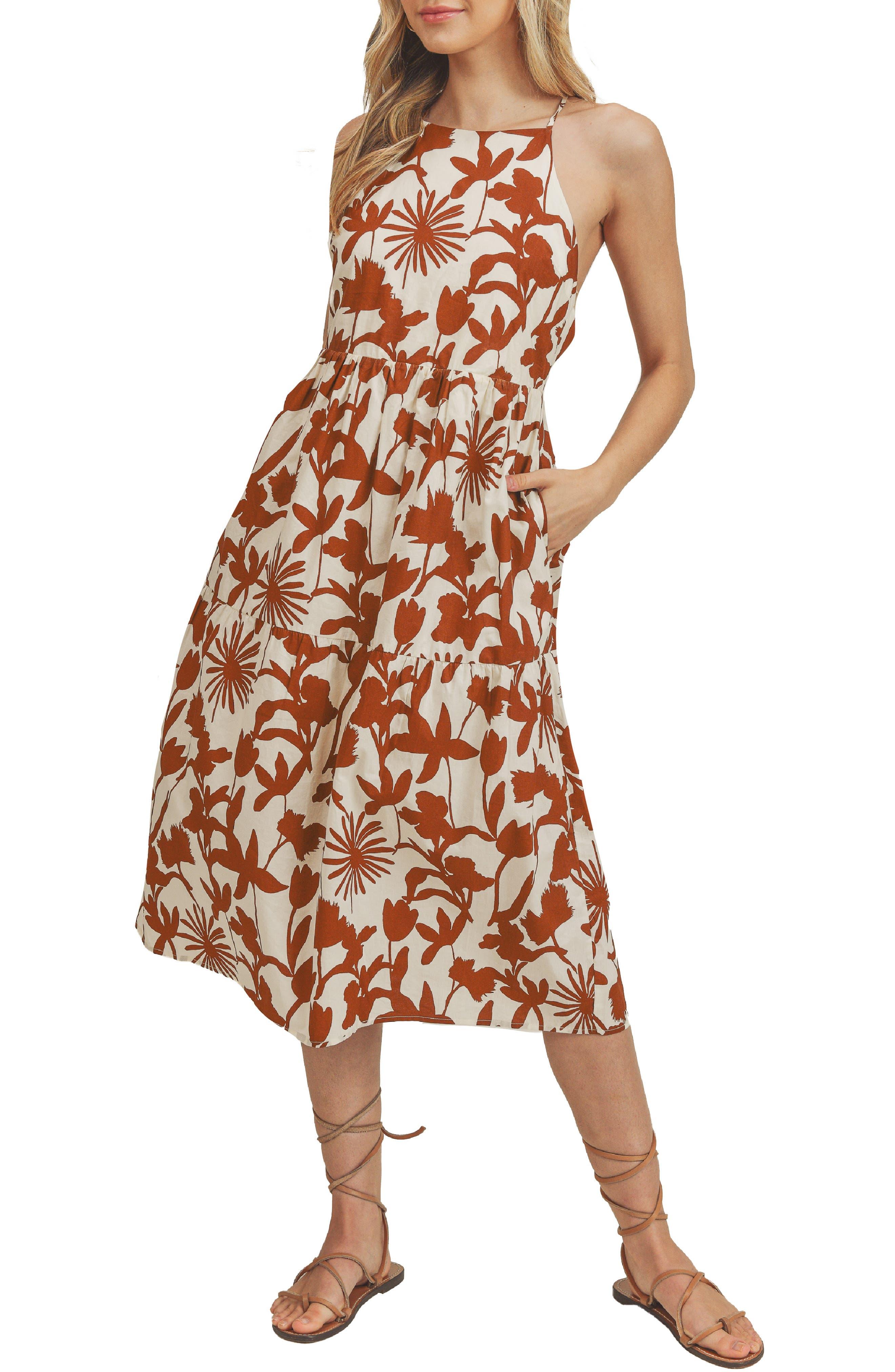 Nordstrom tiered best sale dress