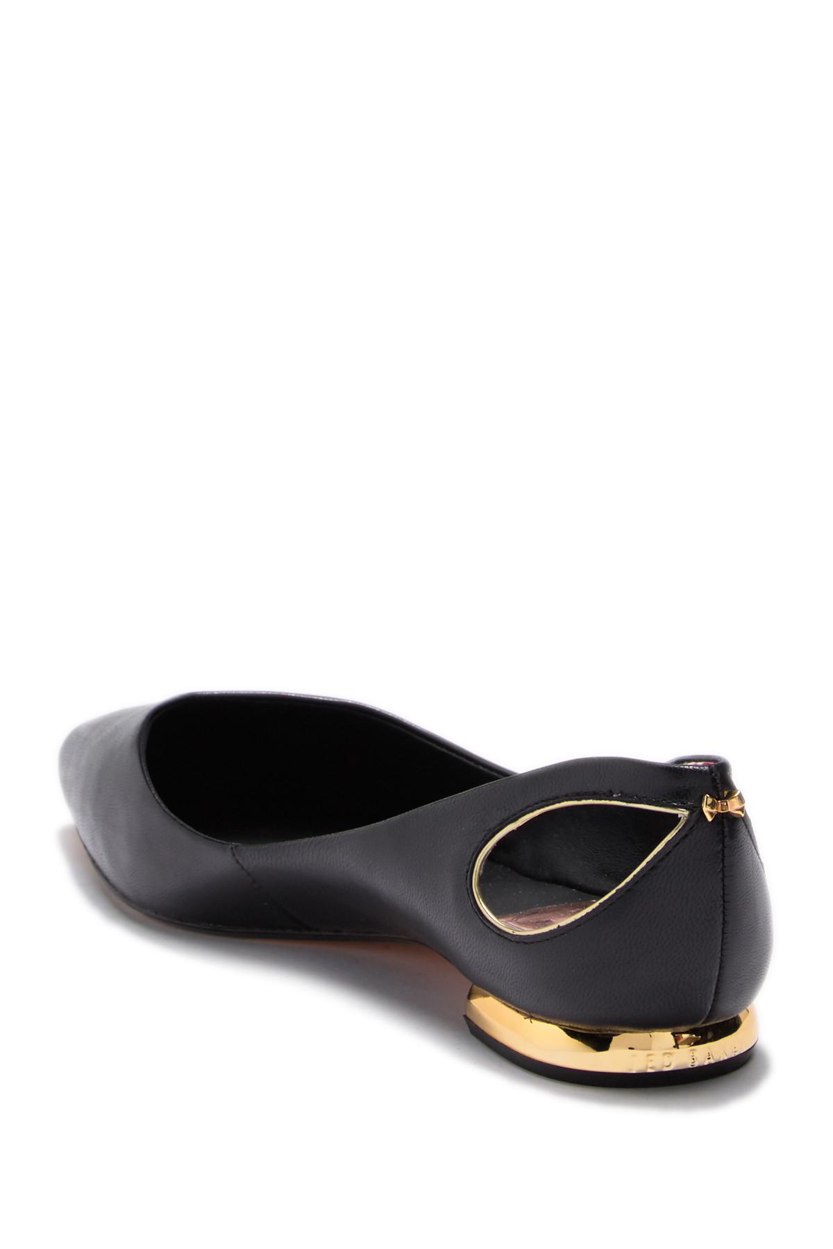 ted baker london dabih leather cutout flat