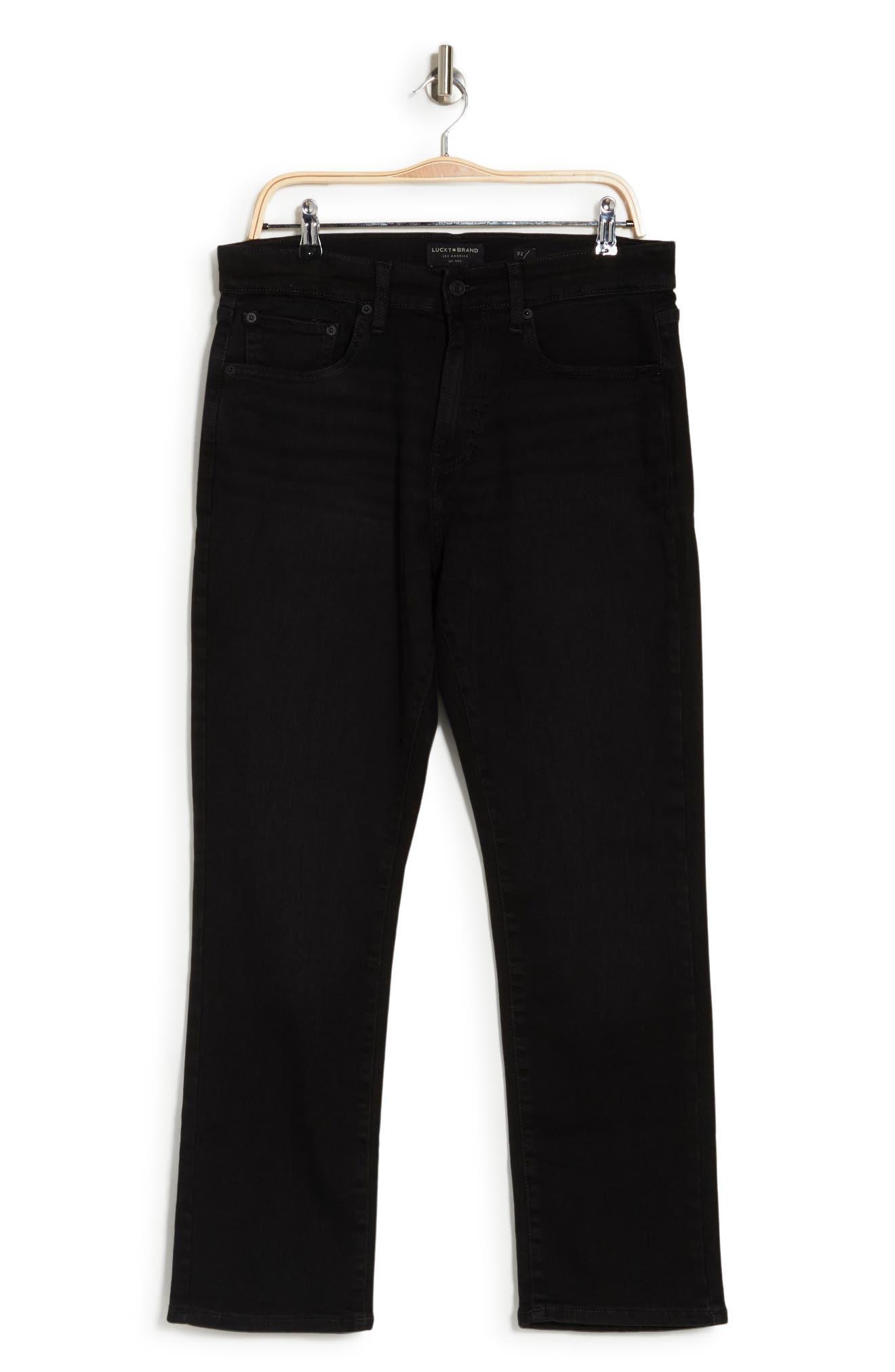 Lucky Brand 410 Straight Jeans in Black for Men