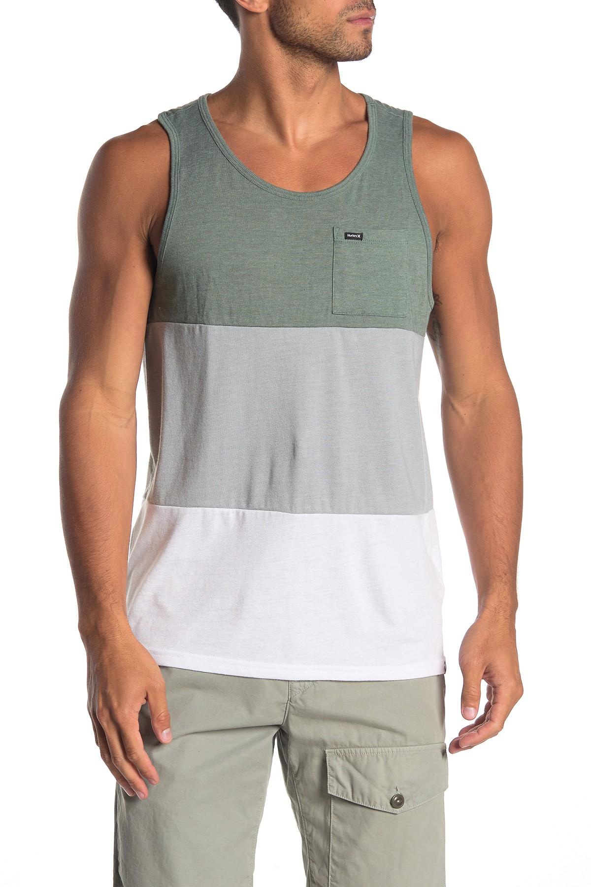 Hurley Colorblock Tank Top for Men Lyst
