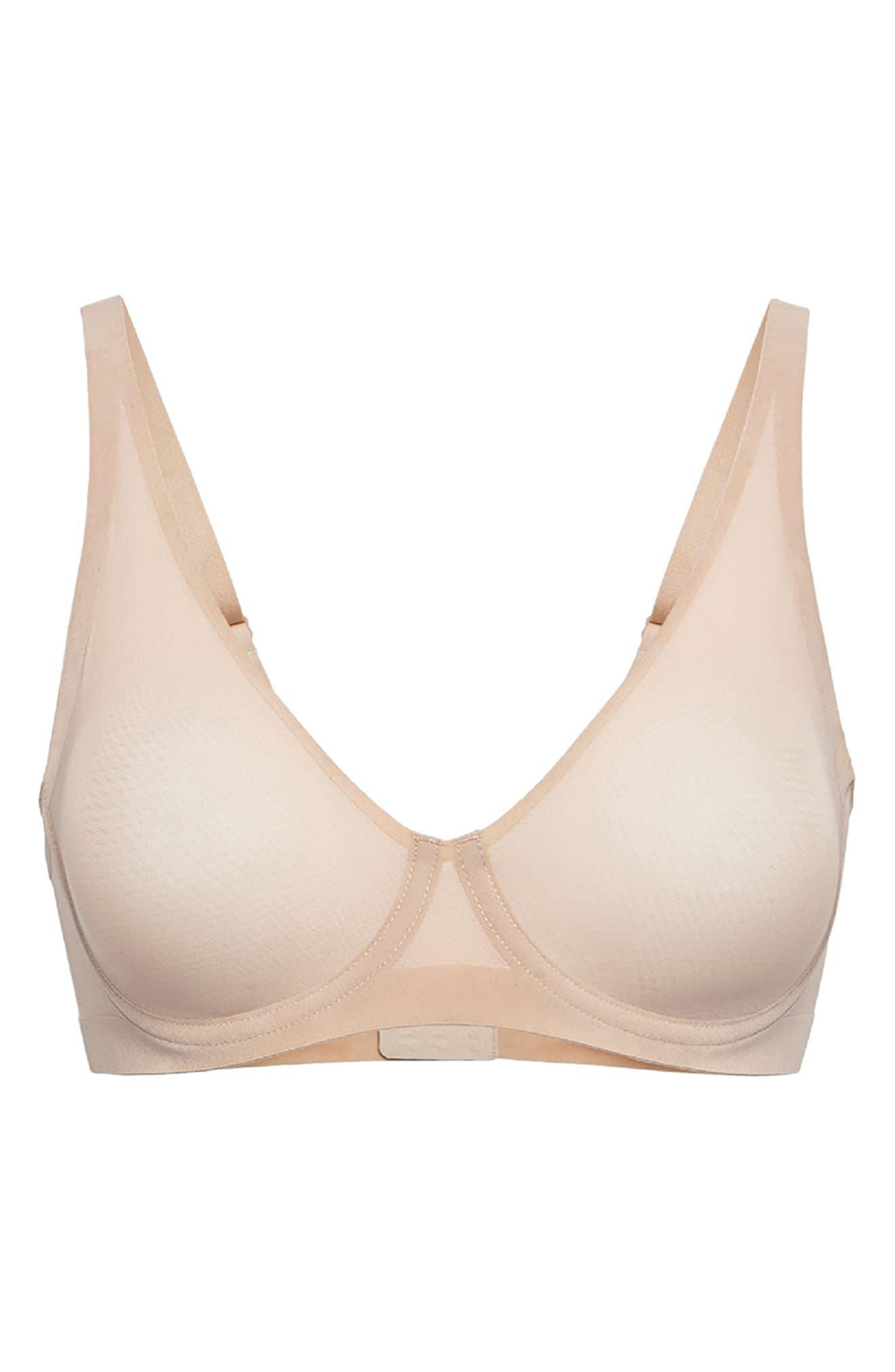 Wolford Tulle Full Cup Bra in Natural