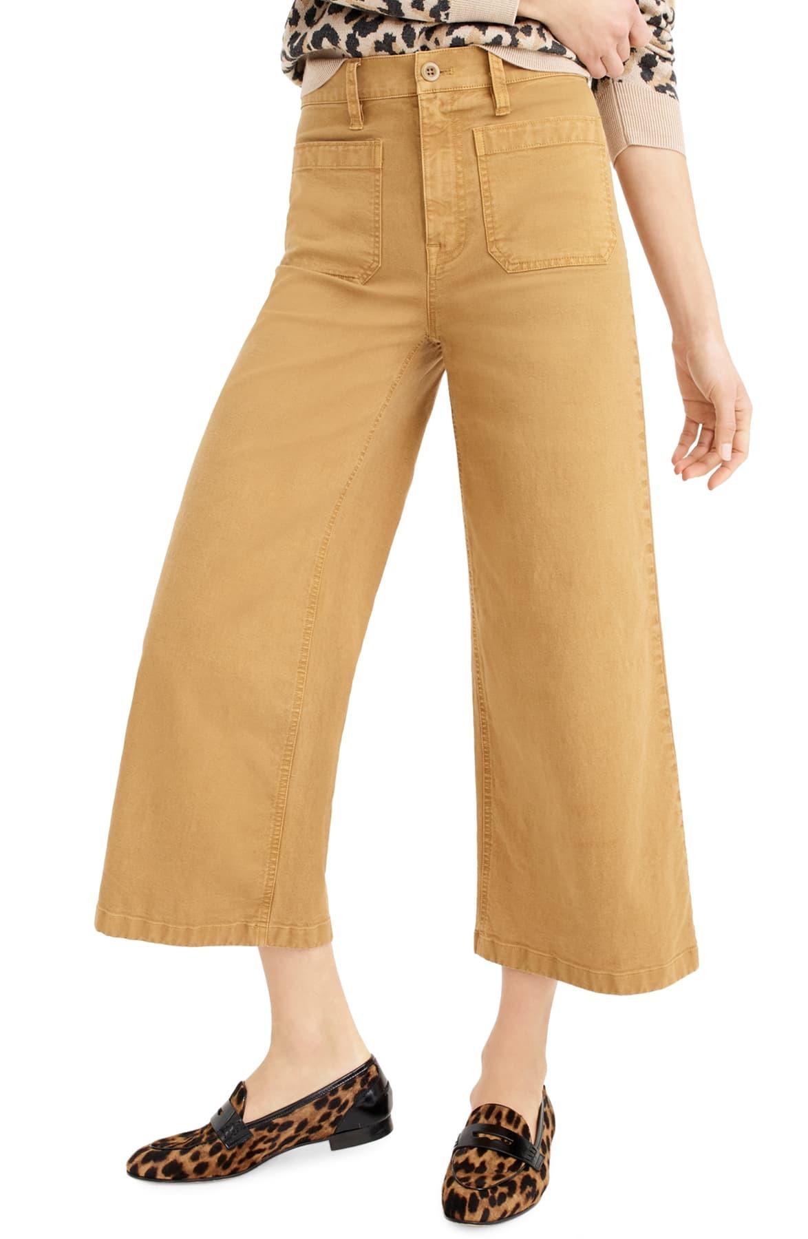 J.Crew Denim Point Sur Washed Wide-leg Crop Pant | Lyst