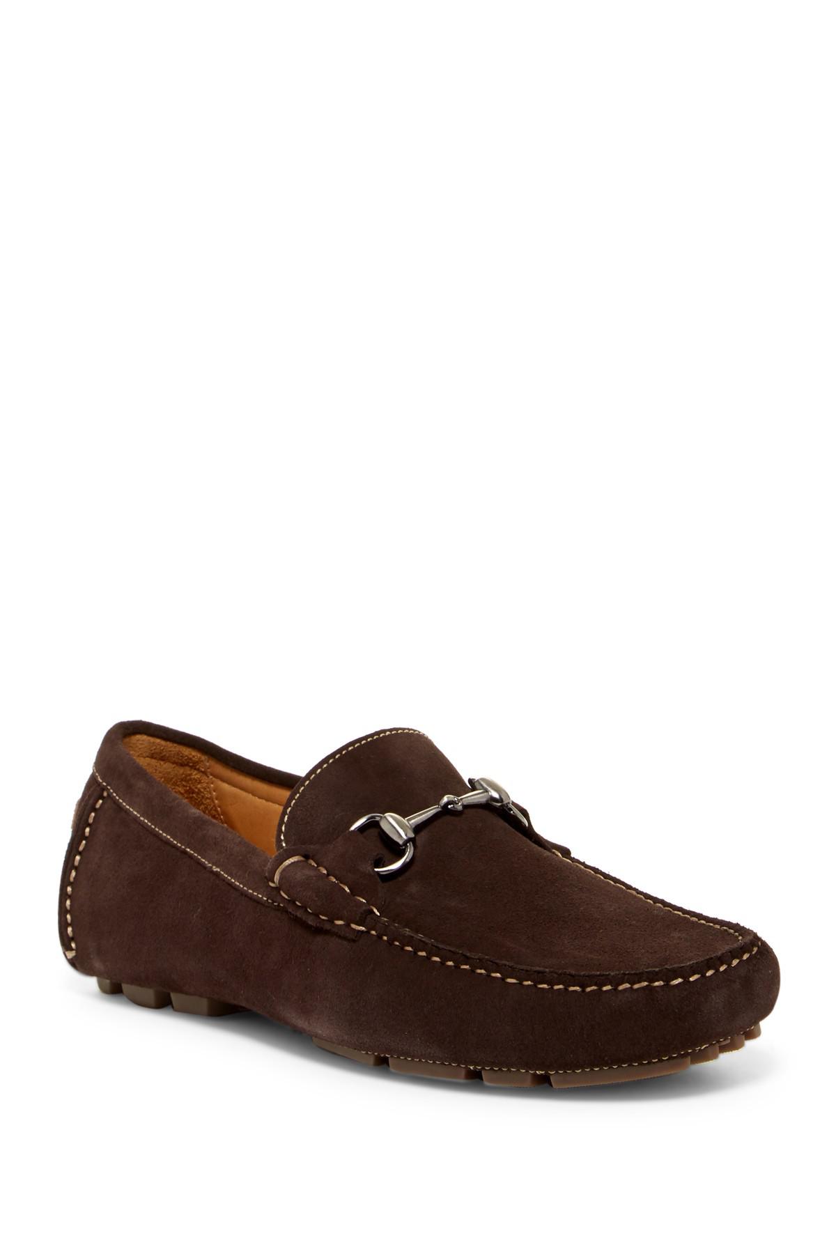 Peter Millar Manitou Suede Mocassin Driver in Brown for Men - Lyst