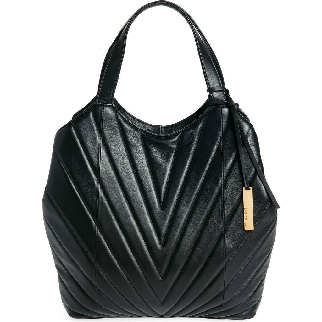 Vince camuto black tote bag hotsell