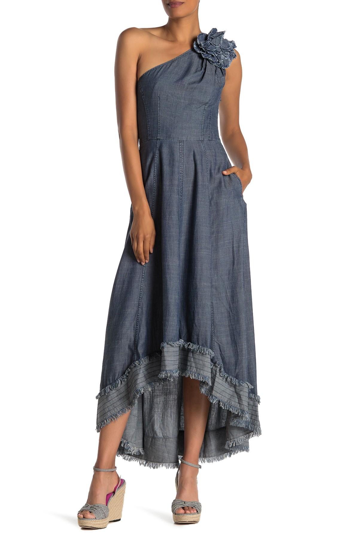 trina turk denim dress