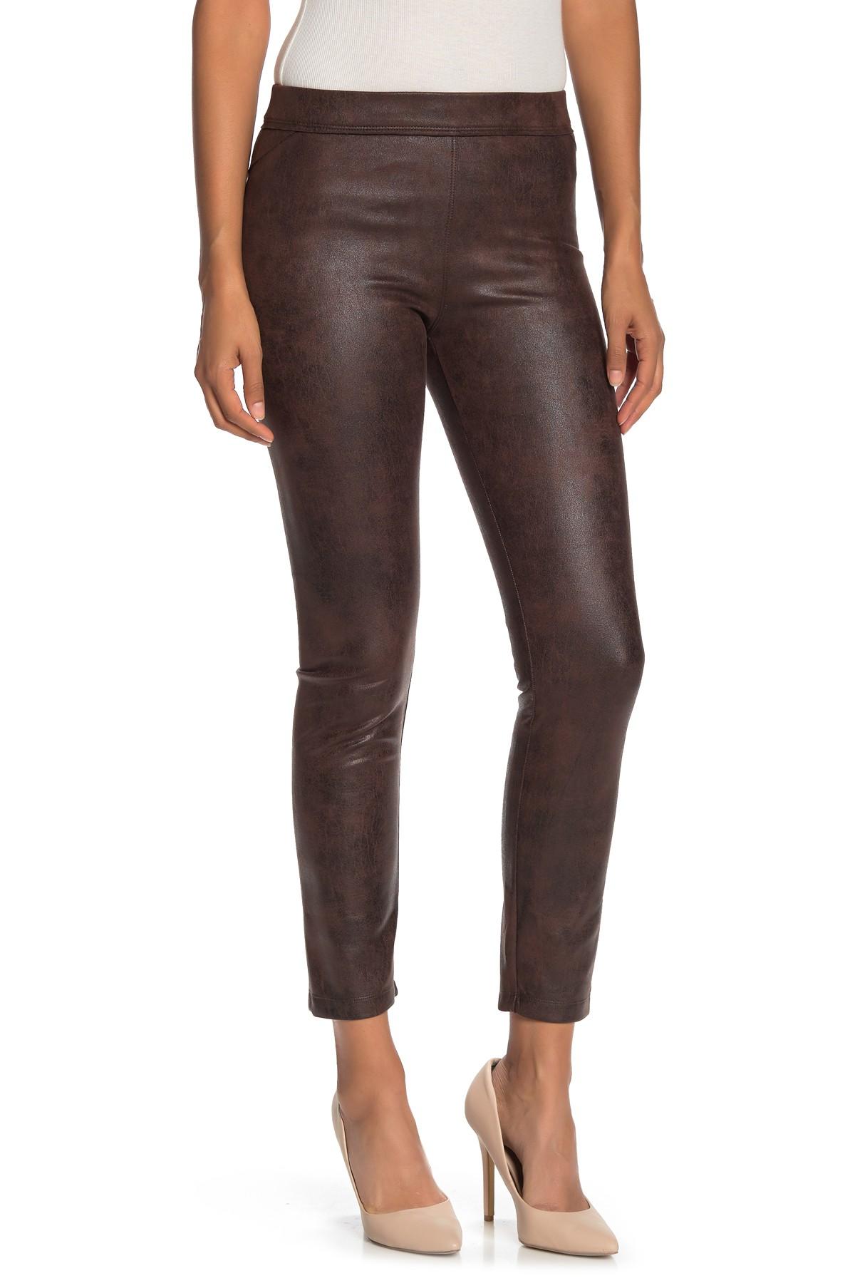 Max Studio Faux Leather Leggings | Lyst