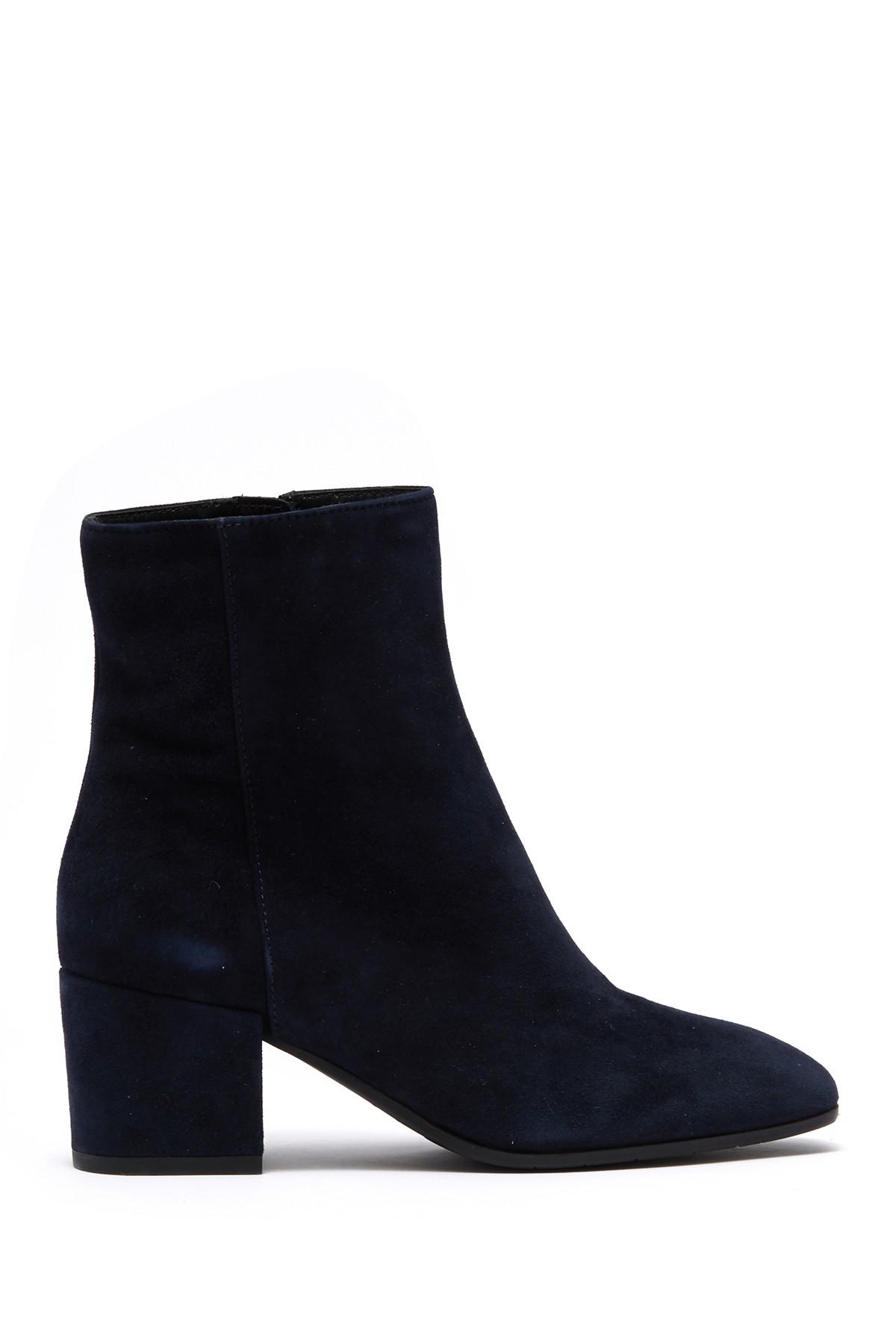 aquatalia navy blue boots