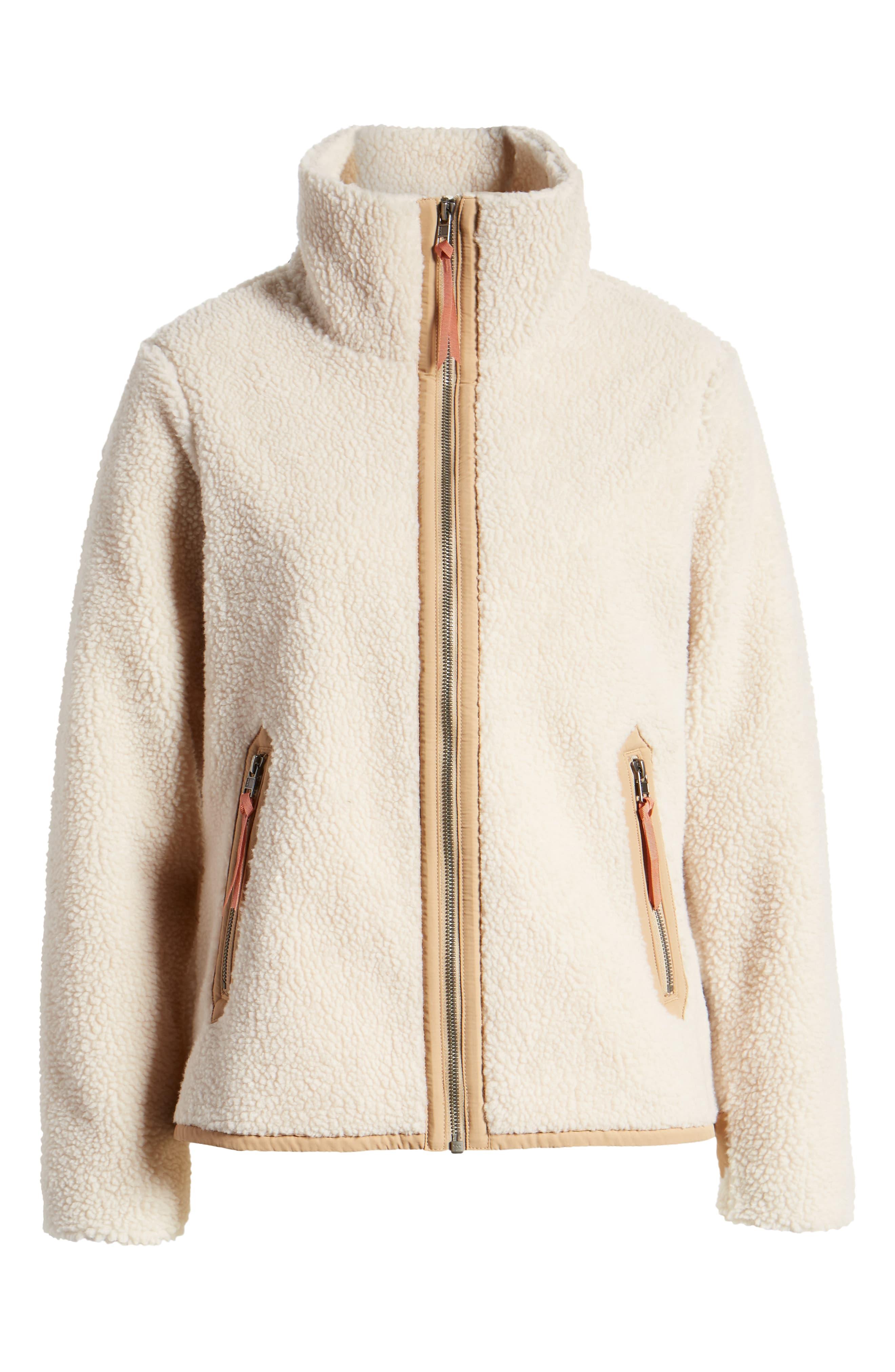 Patagonia Divided Sky High Pile Fleece Jacket in Natural | Lyst