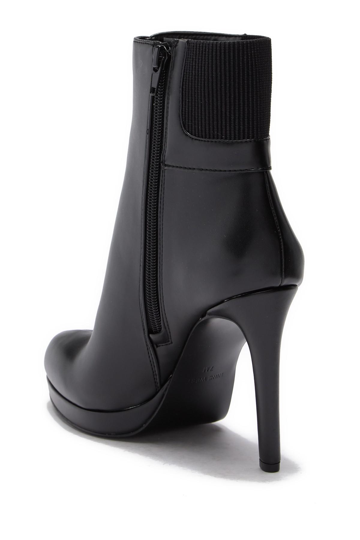 nine west querelle gore platform boot