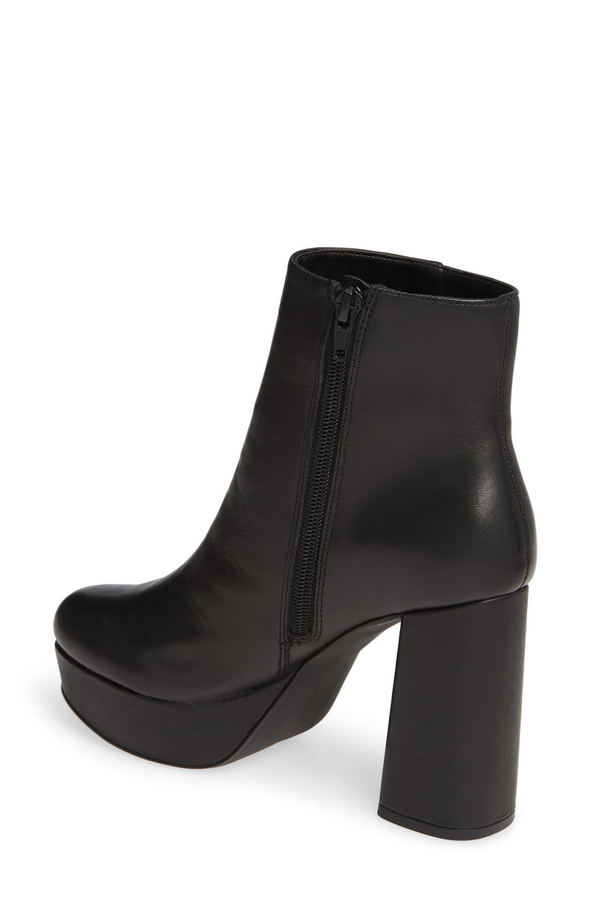 Steve Madden Grate Platform Boot in Black | Lyst